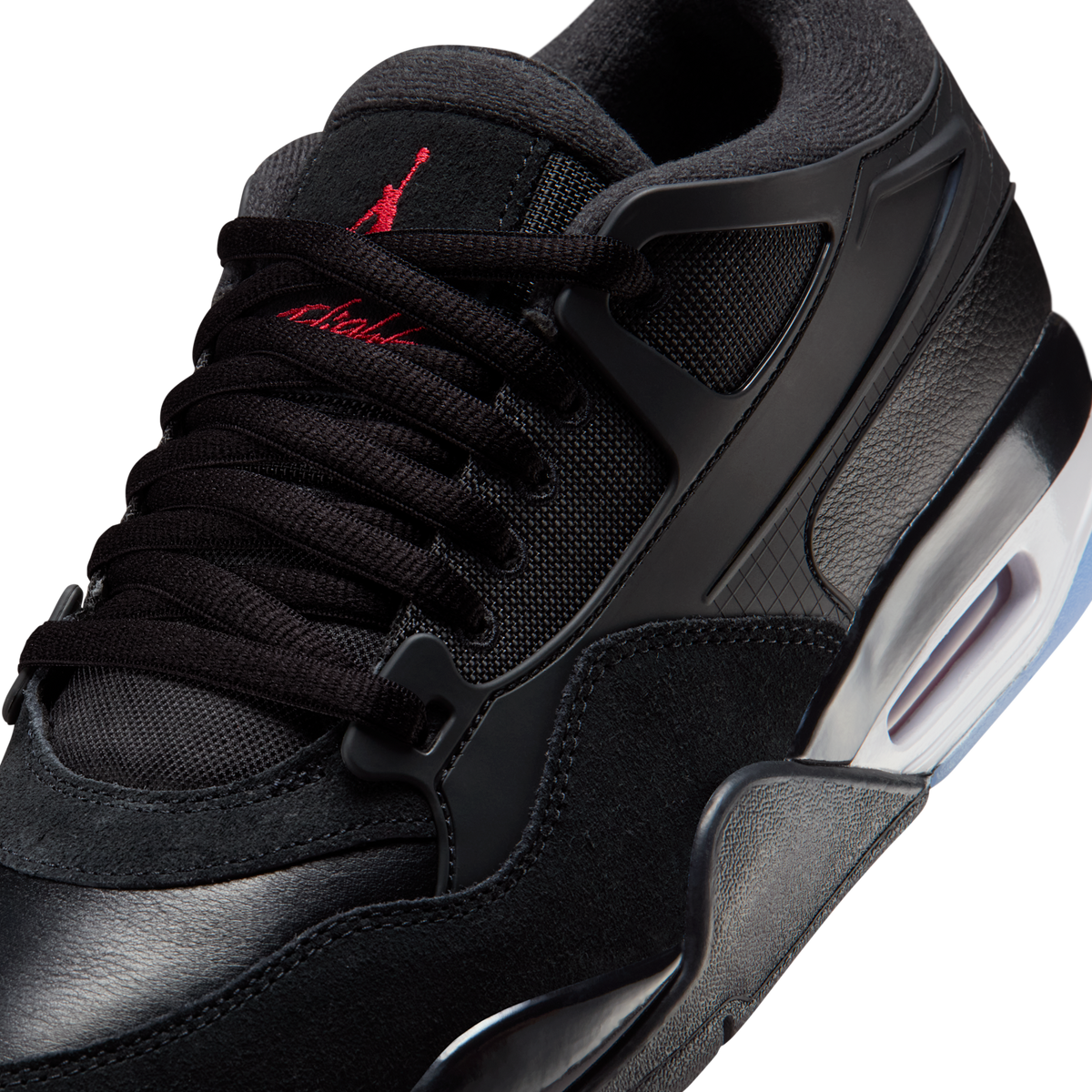 Jordan 4 RM Black White Varsity Red