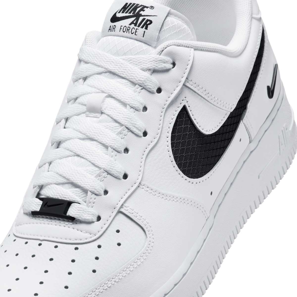 Nike Air Force 1 Low SE Nylon Swoosh White Black