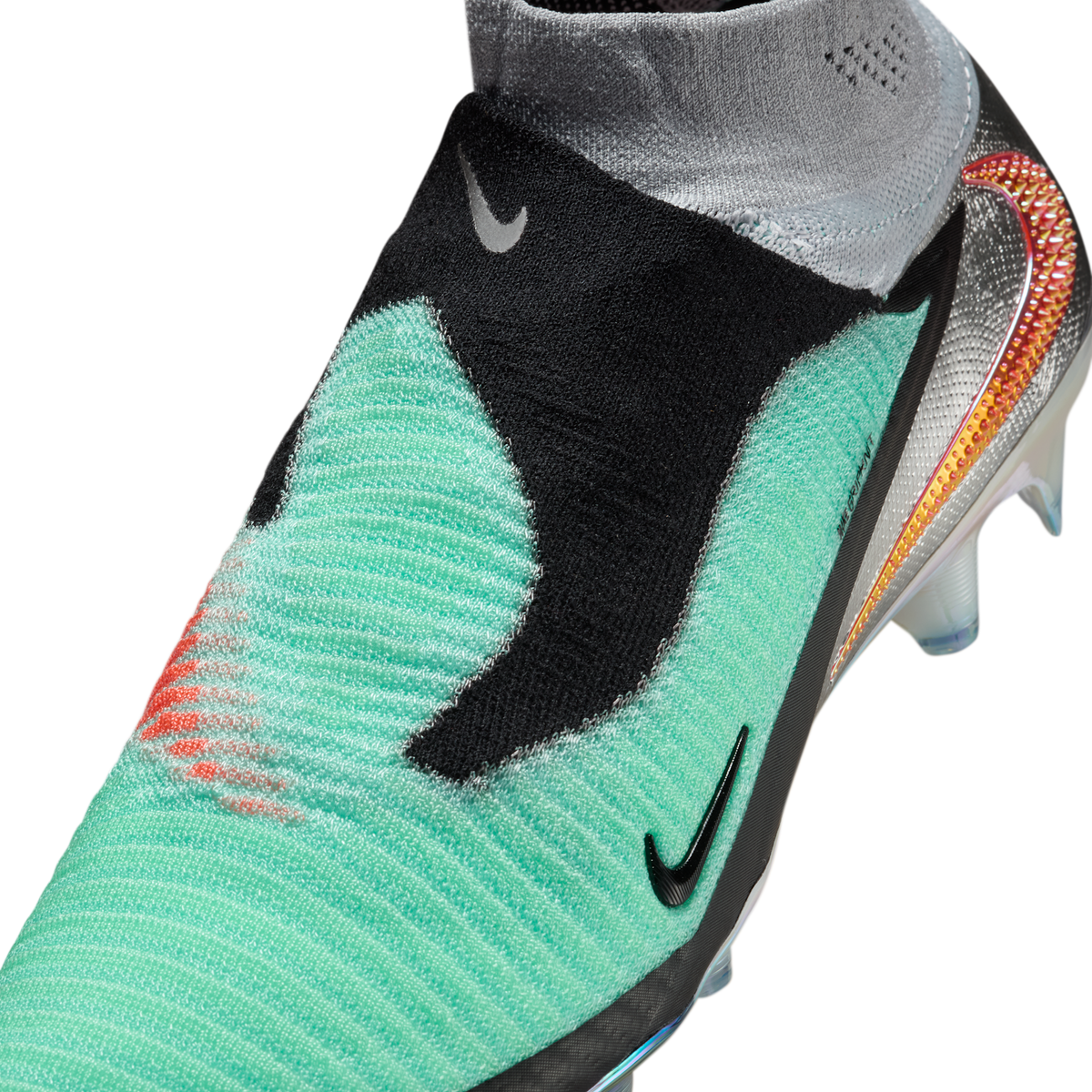 Nike Phantom 6 High Elite FG Chrome Black