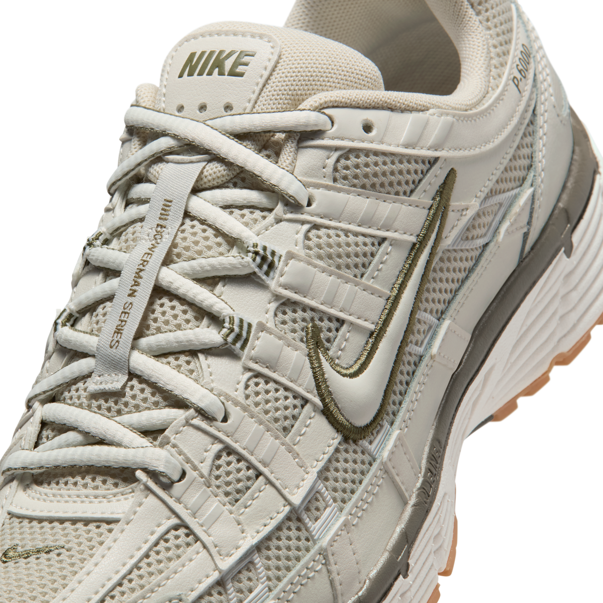 Nike P-6000 Light Bone Medium Olive Gum