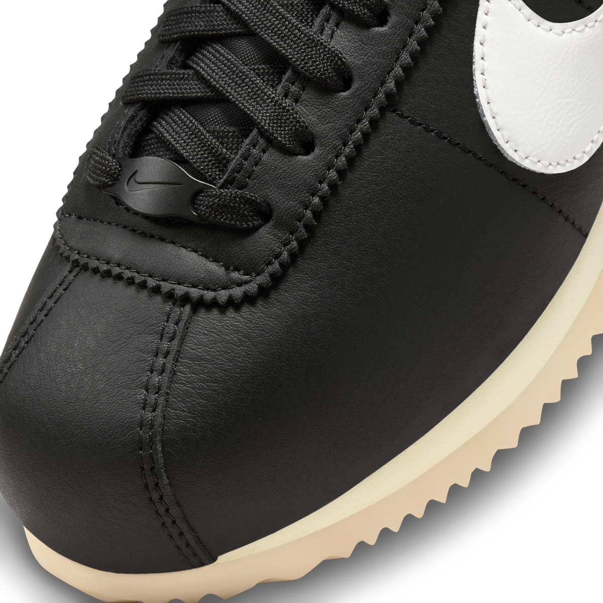 Nike Cortez 23 Premium Black Sail (Women's) | FB6877-001