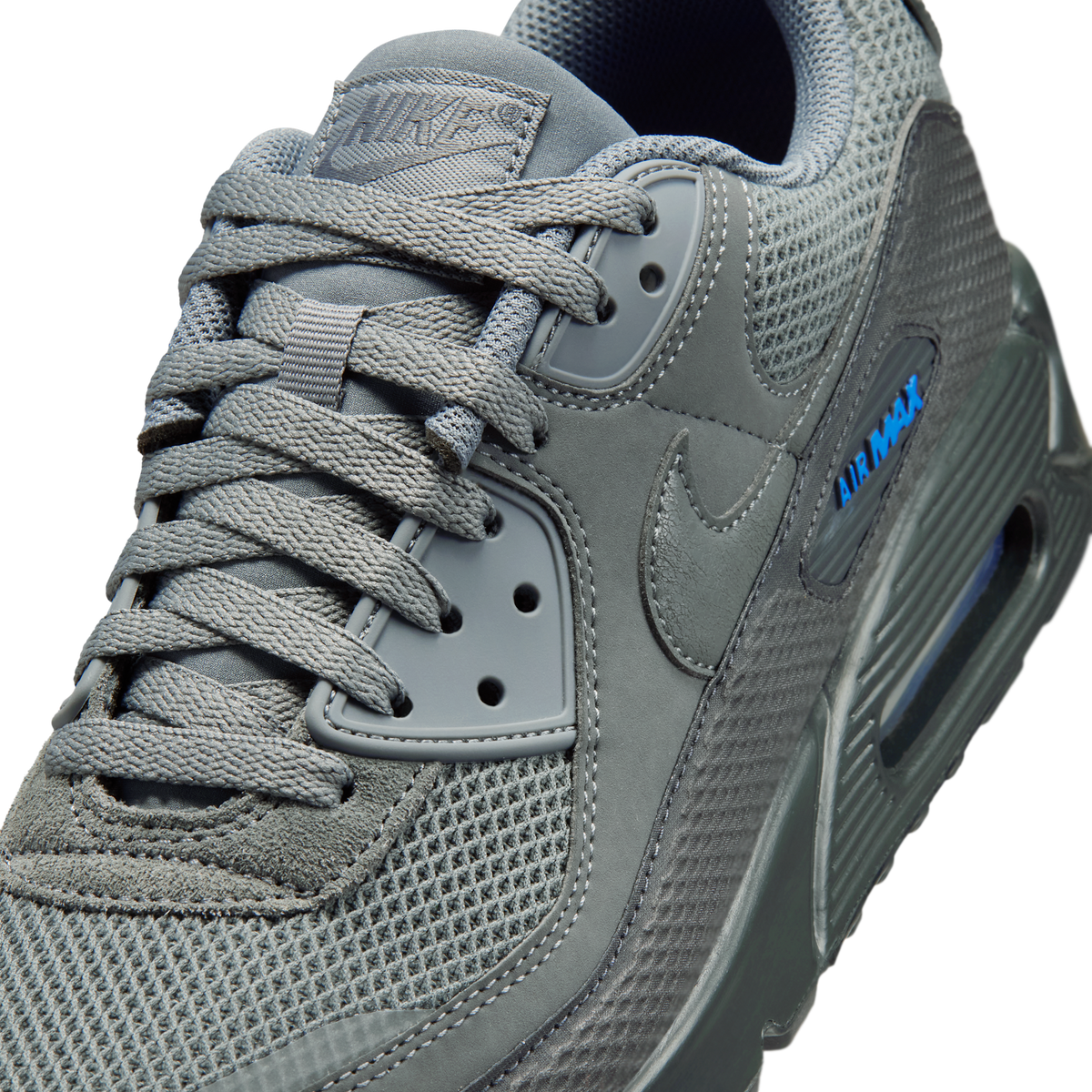 Nike Air Max 90 Premium Smoke Grey Blue Crystal