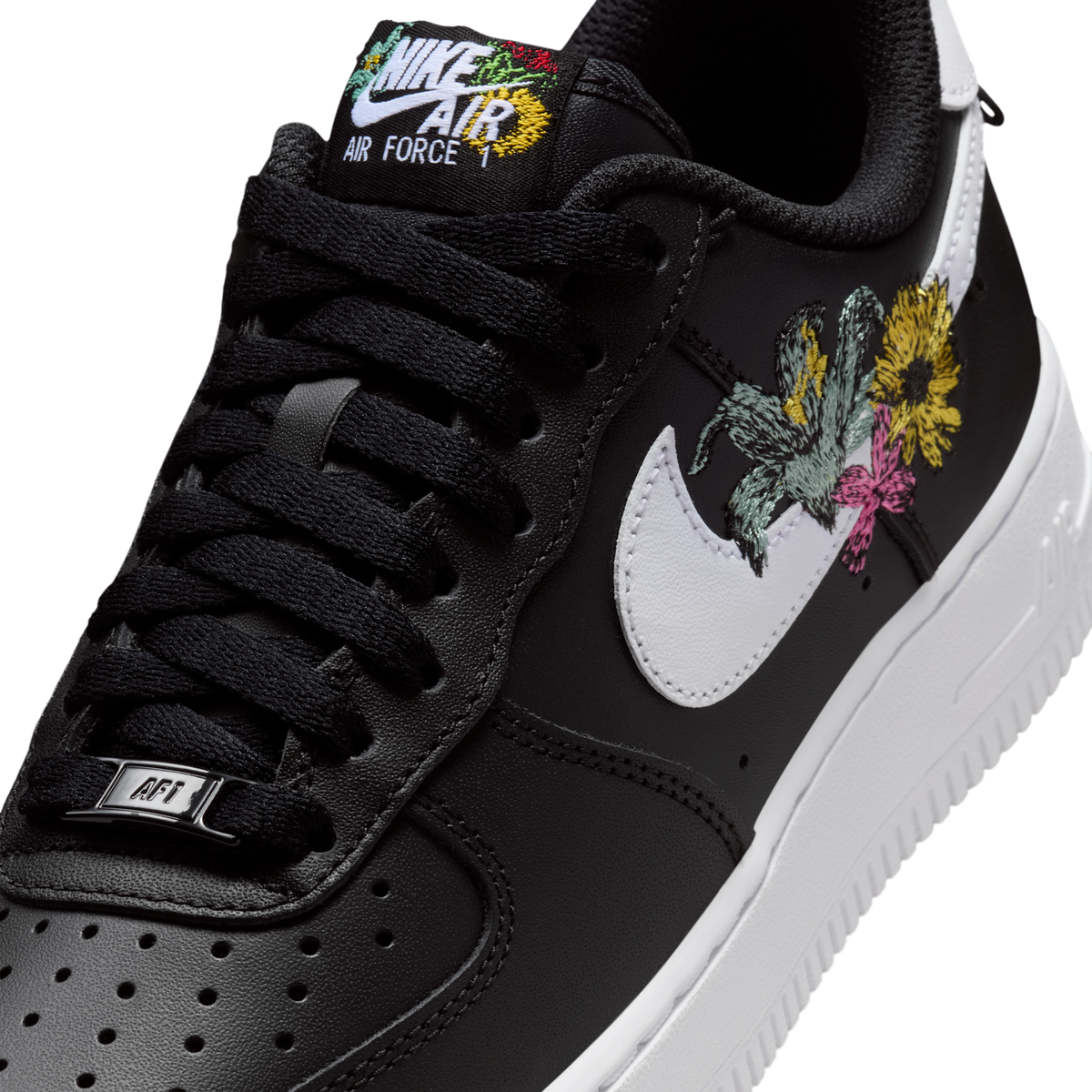 Nike Air Force 1 Low Premium Now Accepting All Flowers Black (Women's)
