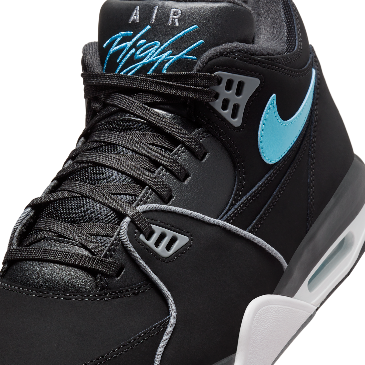Nike Air Flight '89 Black Noise Aqua
