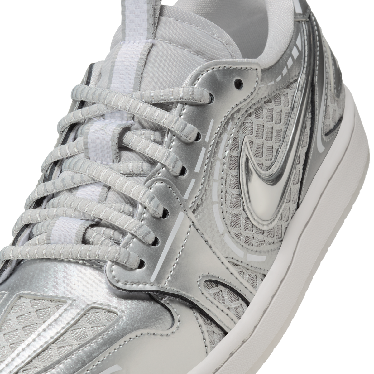 Jordan 1 Low Method of Make V3 Metallic Silver (Women's)