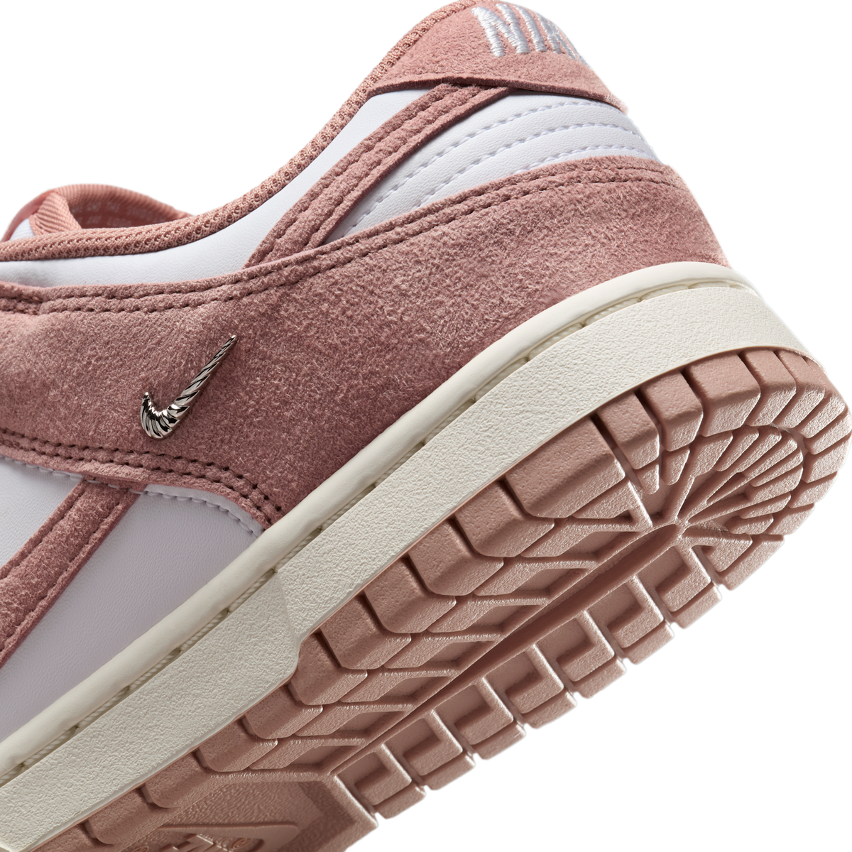 Nike Dunk Low Rose Whisper Gold Mini Swoosh (Women's)