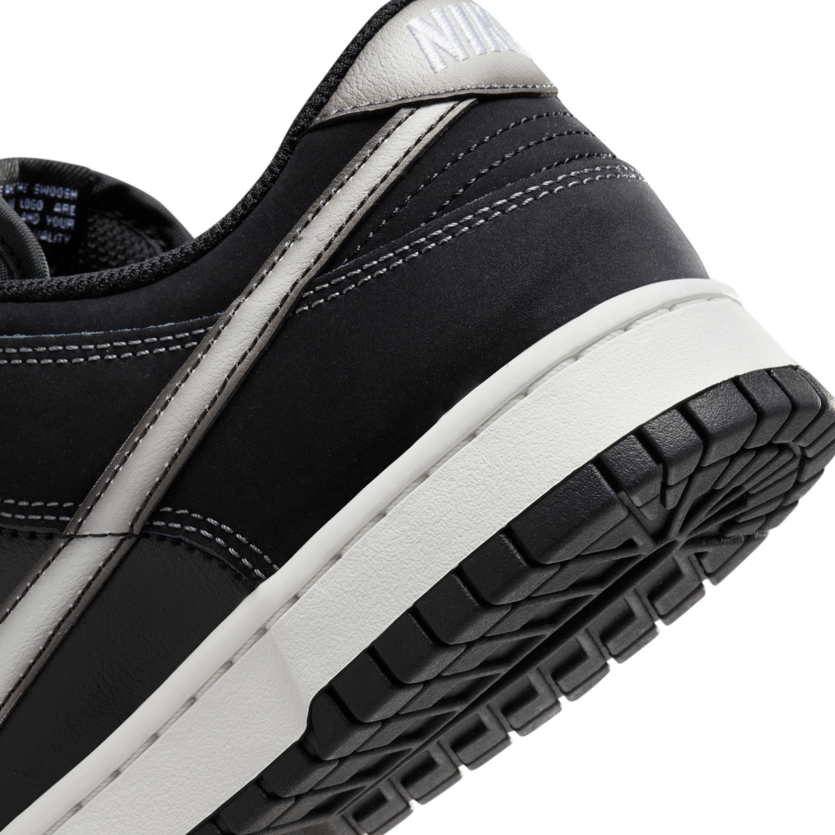 Nike Dunk Low Airbrush Swoosh Black | FD6923-001