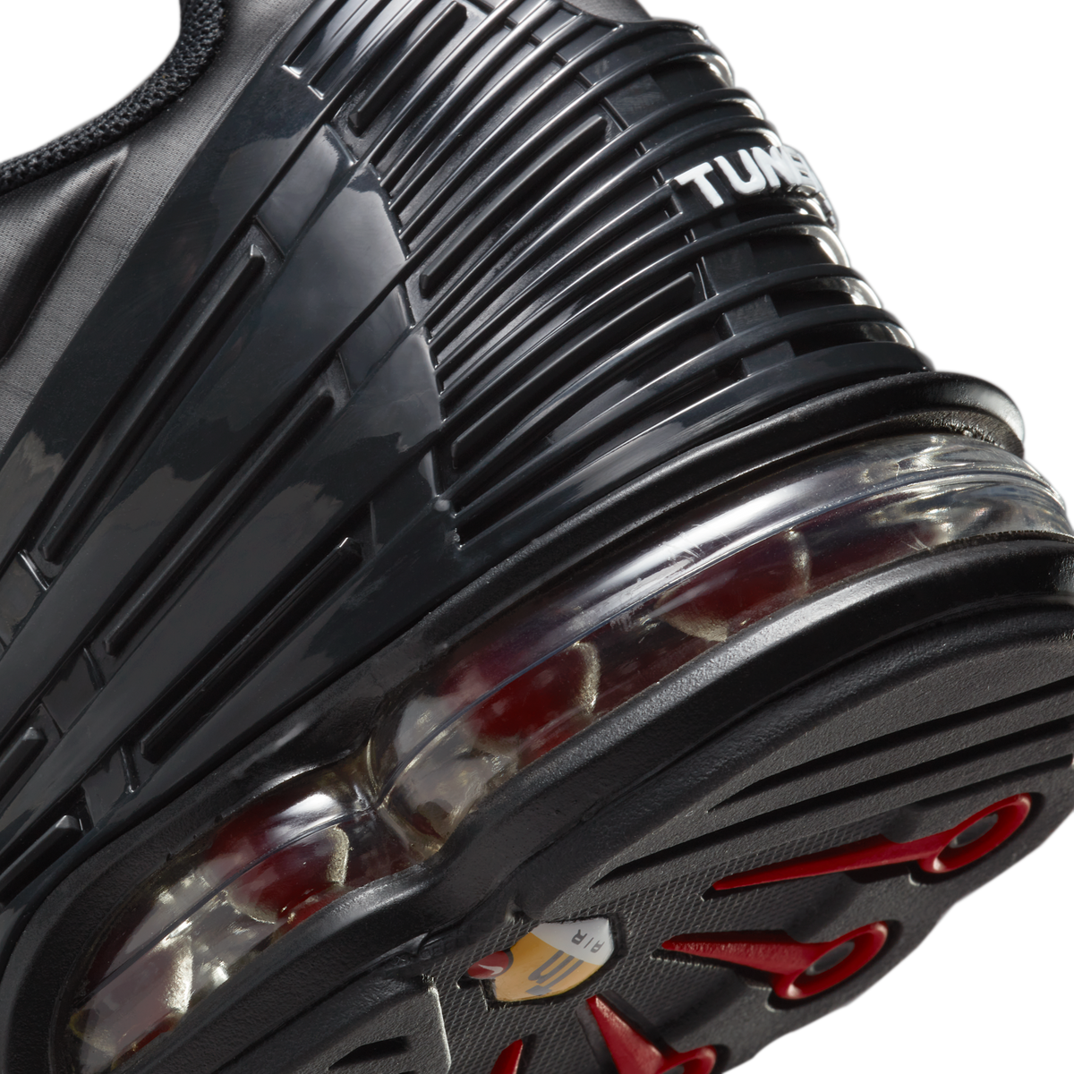 Nike Air Max Plus 3 Black Reflective Silver University Red | DO6385-002