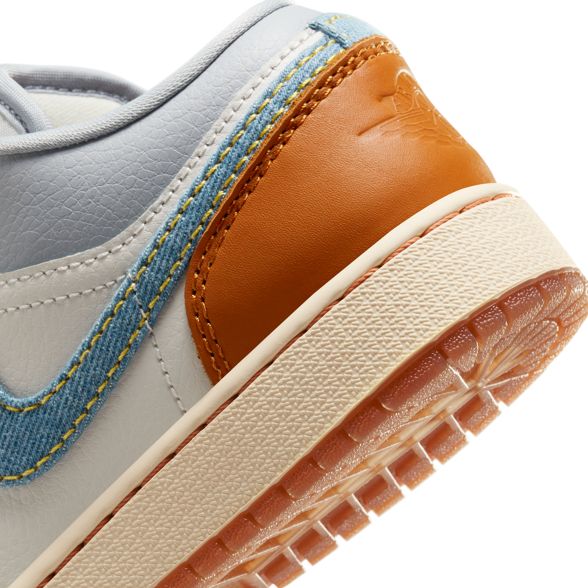 Jordan 1 Low SE Phantom Coconut Milk Amber Brown Light Armory Blue (GS)