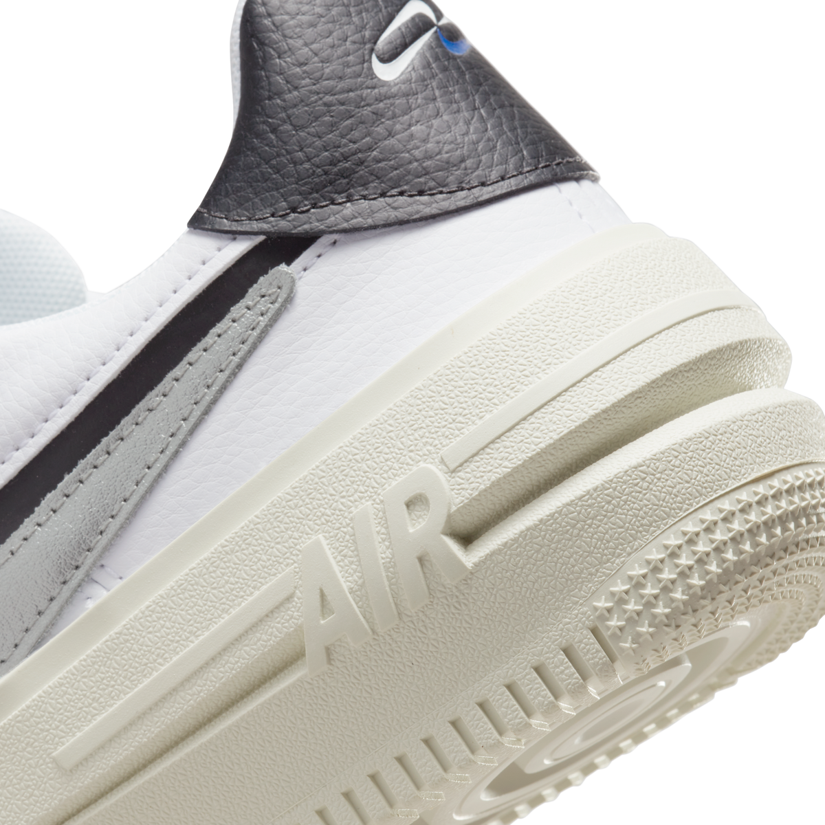 Nike Air Force 1 PLT.AF.ORM White Metallic Silver Black (Women's)