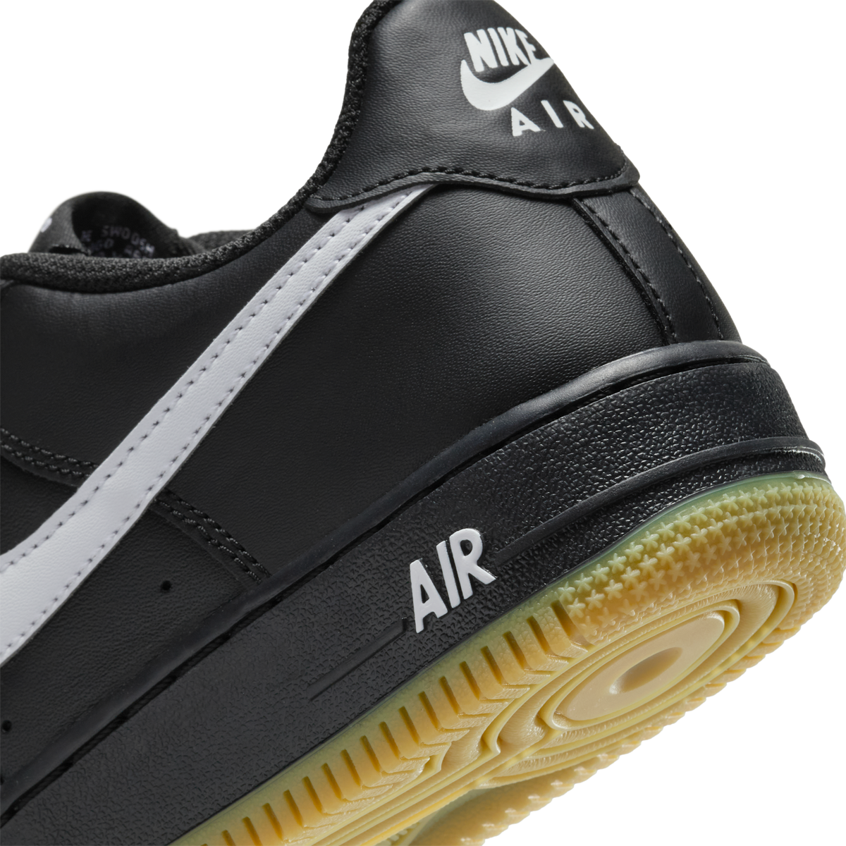 Nike Air Force 1 Low LV8 Black Gum Light Brown White (GS)
