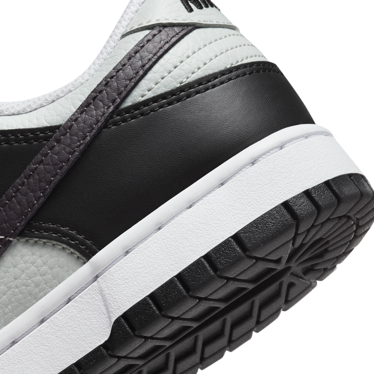 Nike Dunk Low Black Total Orange Mini Swoosh | FN7808-001