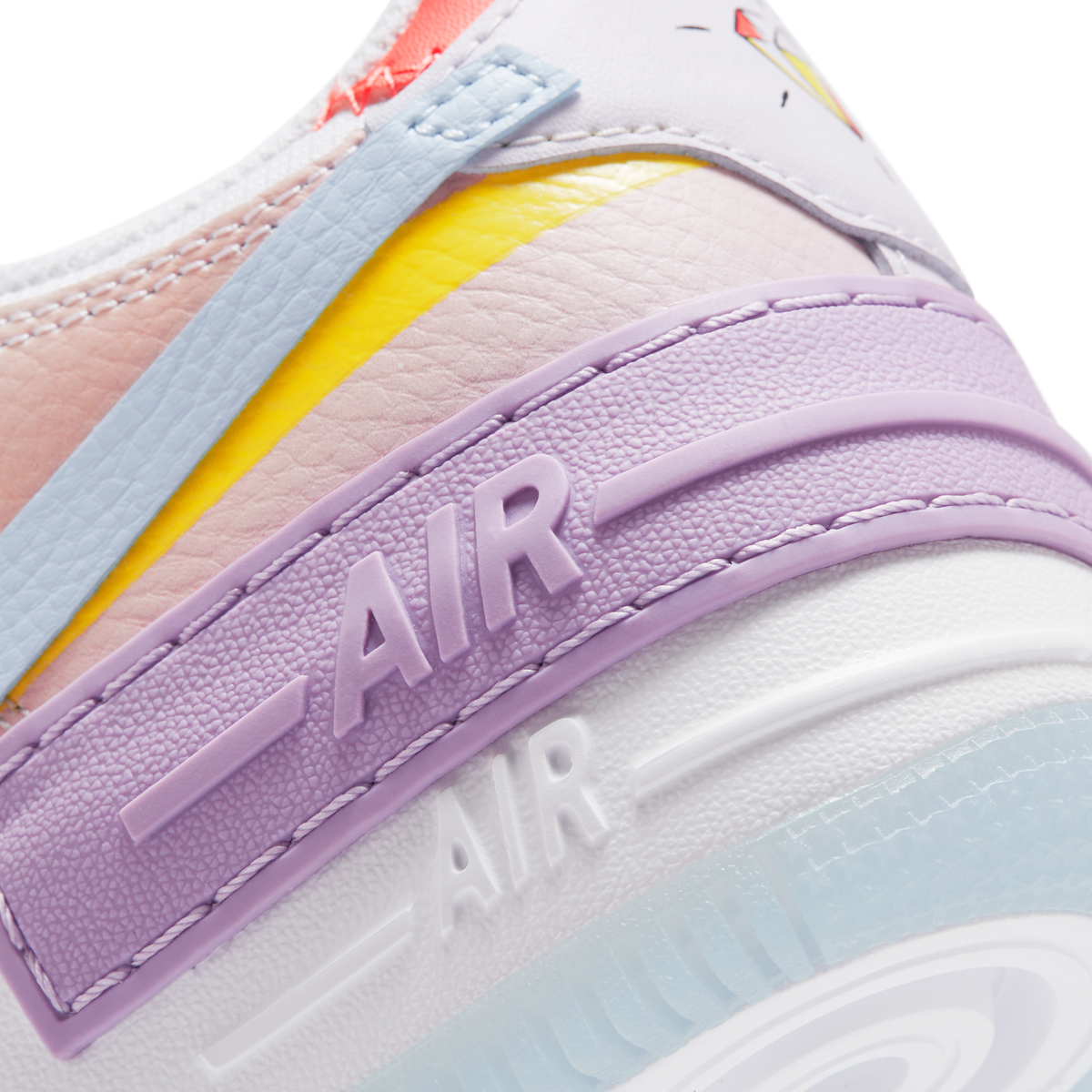Nike Air Force 1 Low Shadow White Hydrogen Blue Purple (Women's)