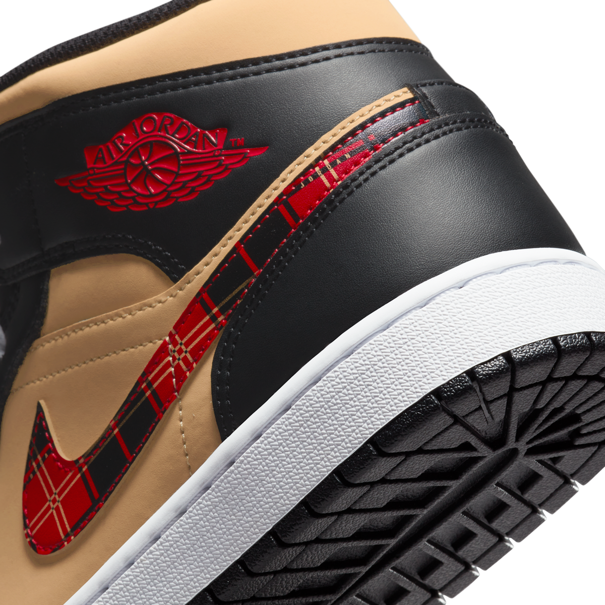 Air Jordan 1 Mid Tartan Swoosh