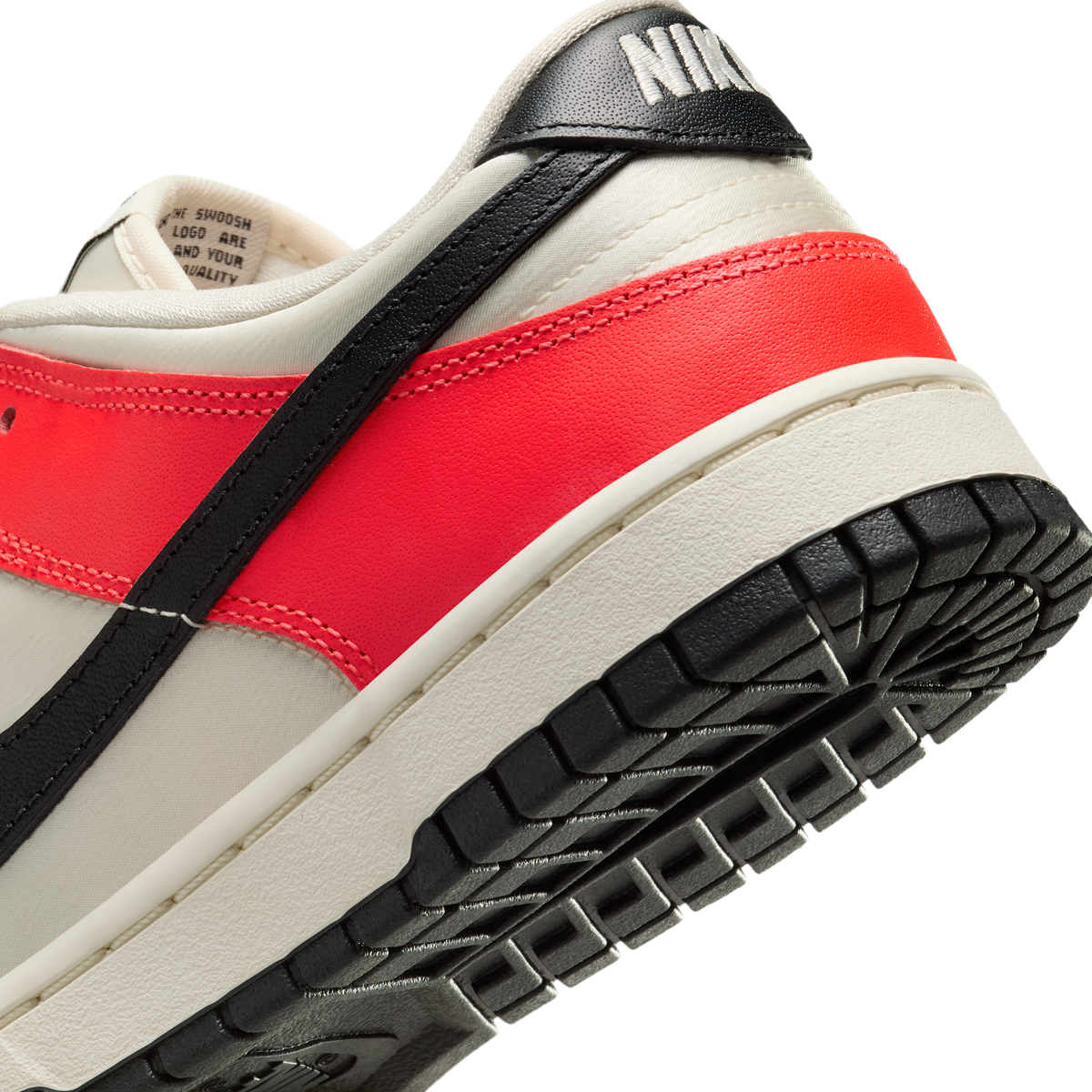 Nike Dunk Low Black Toe Bright Crimson (Women's) | HQ3423-635