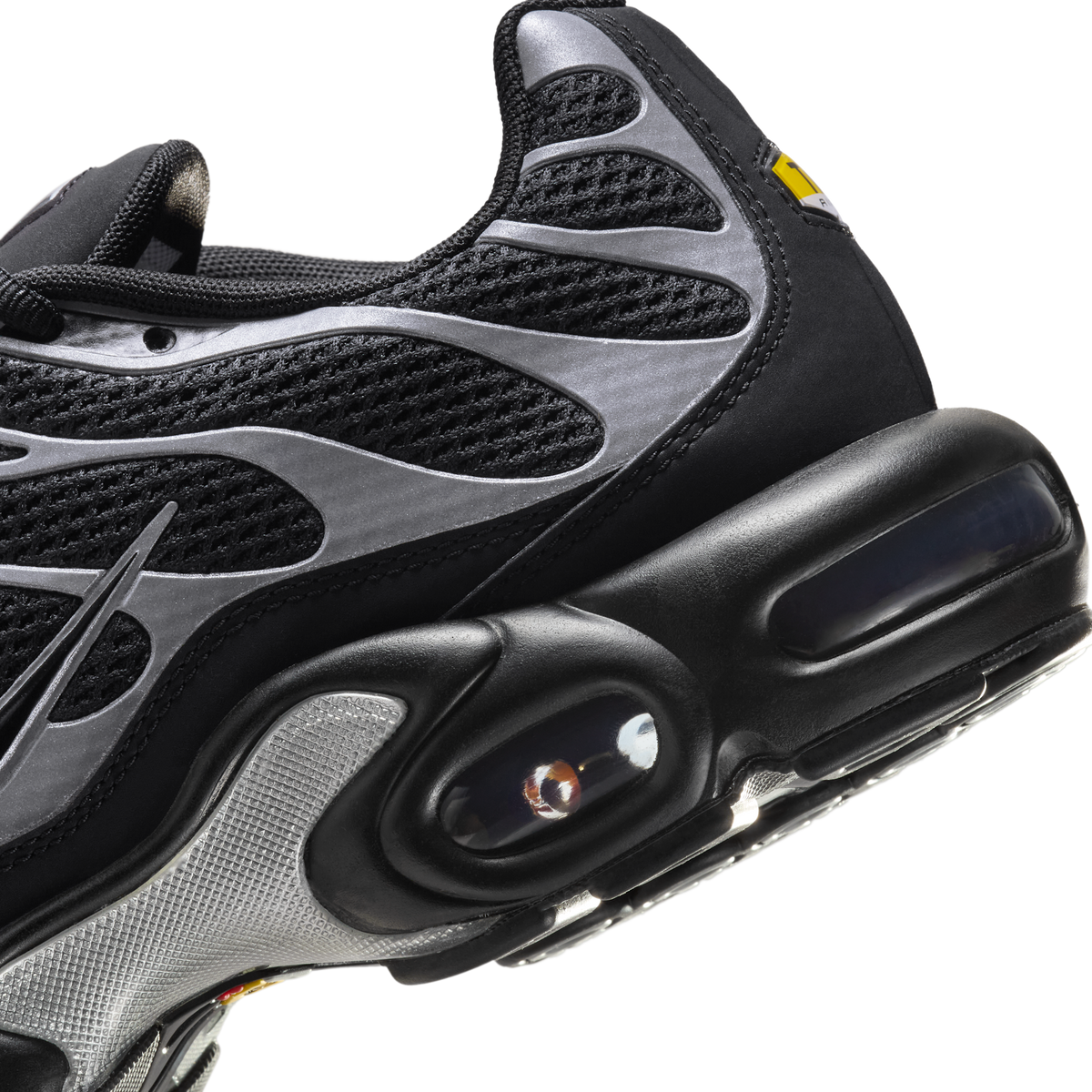 Nike Air Max Plus Premium Black Reflective Silver | HQ3029-001