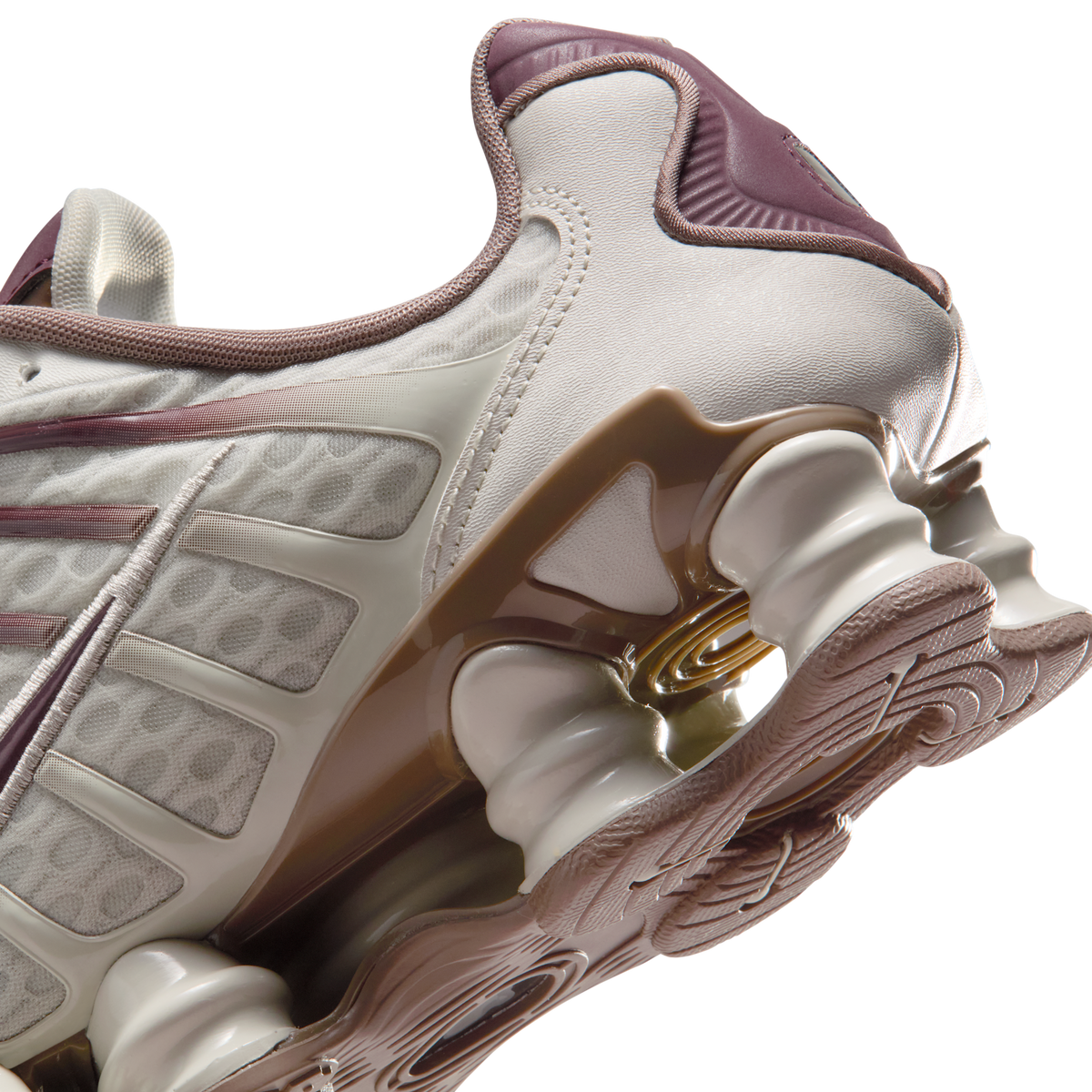 Nike Shox TL Light Bone Burgundy Crush (Women's) | IM6013-072