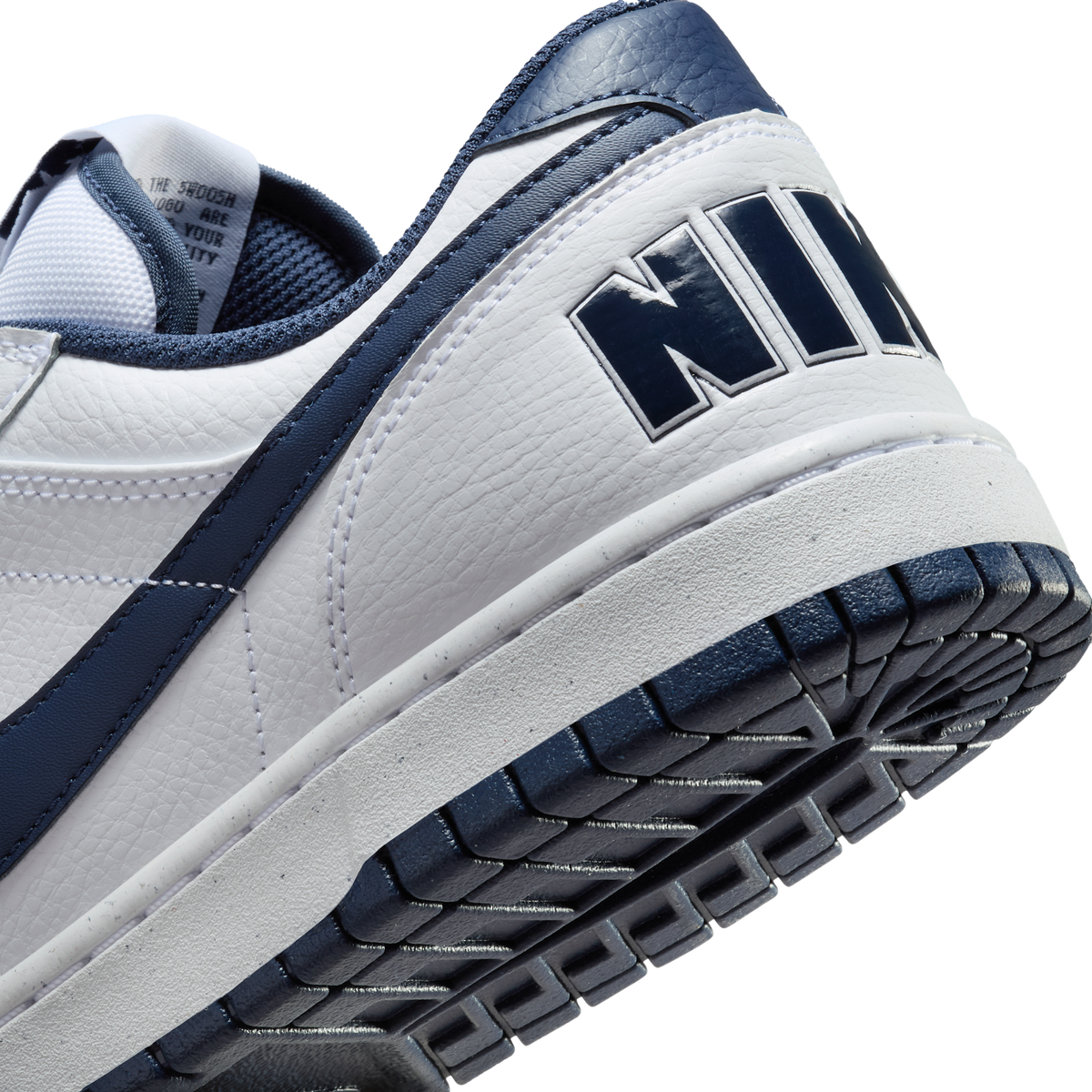 Nike Big Nike Low White Midnight Navy | 355152-140