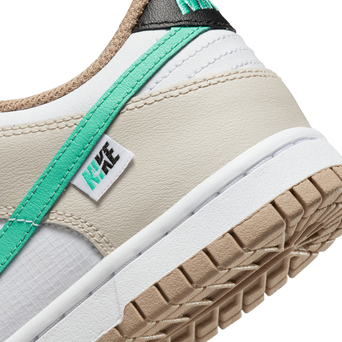 Nike Dunk Low Split Seam White Tan Mint (GS)