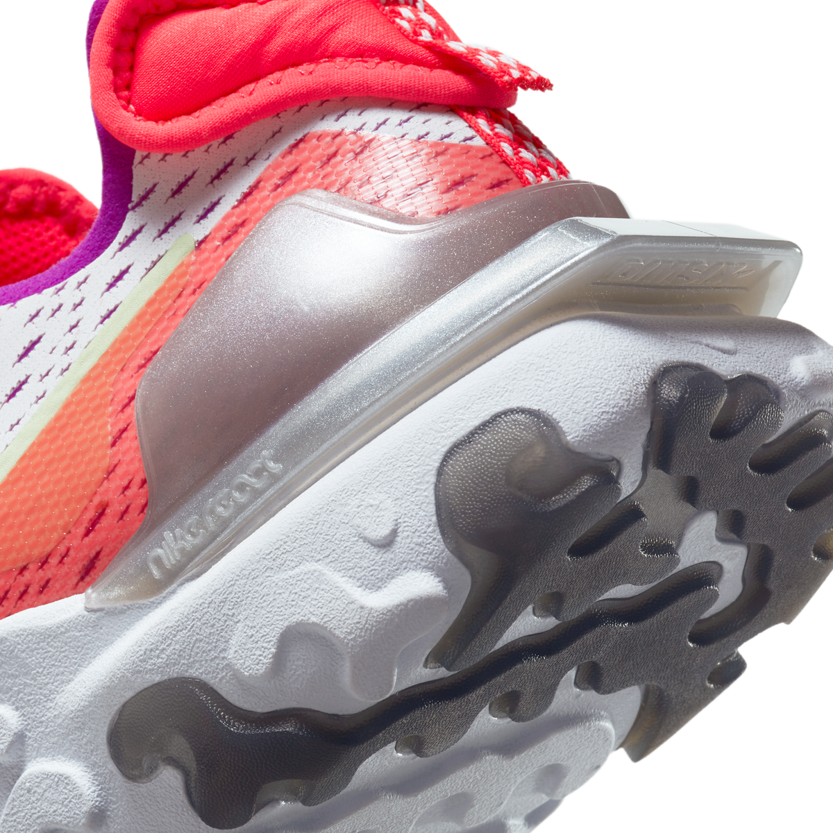 Nike React Vision Barely Volt Laser Crimson