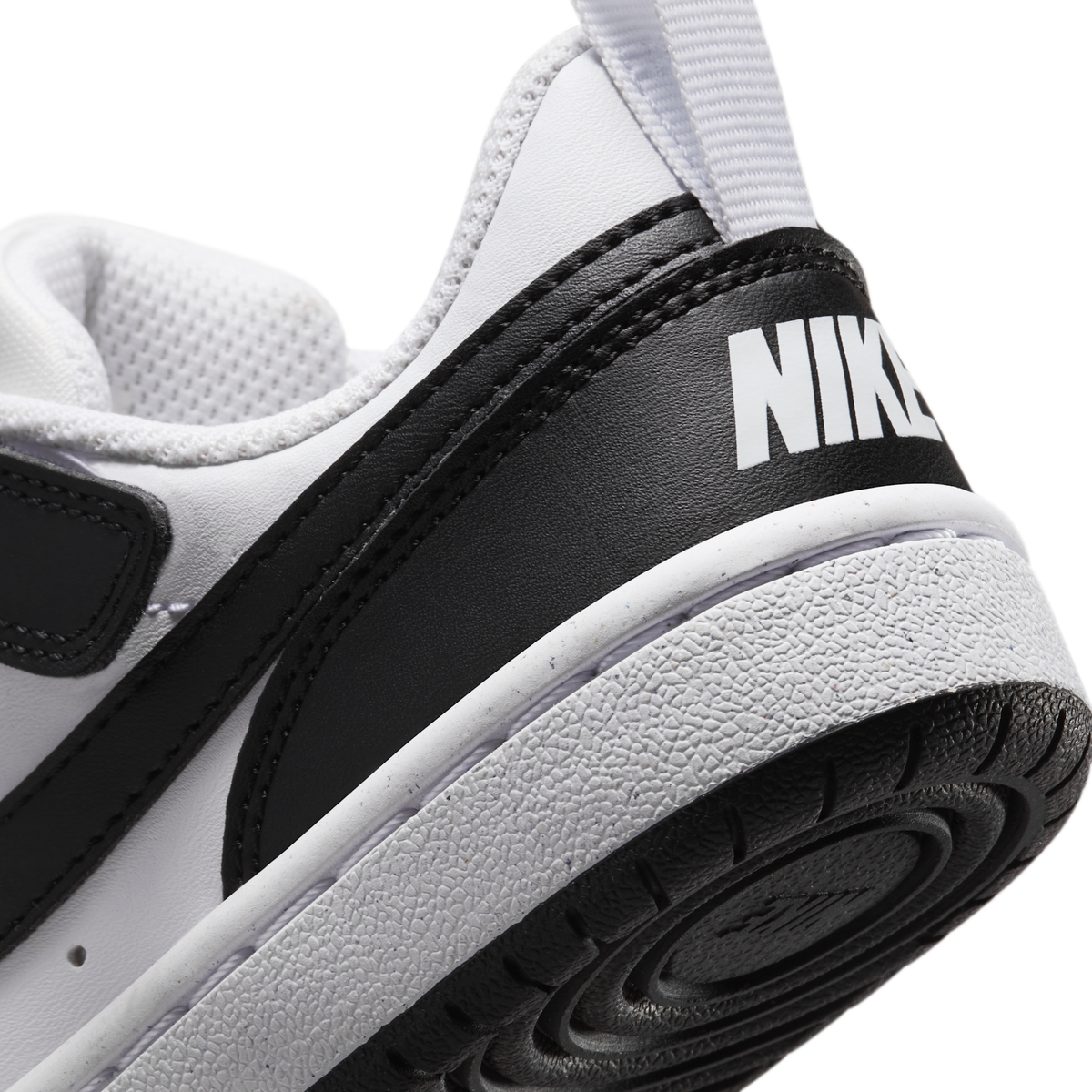 Nike Court Borough Low Recraft Black White (PS)