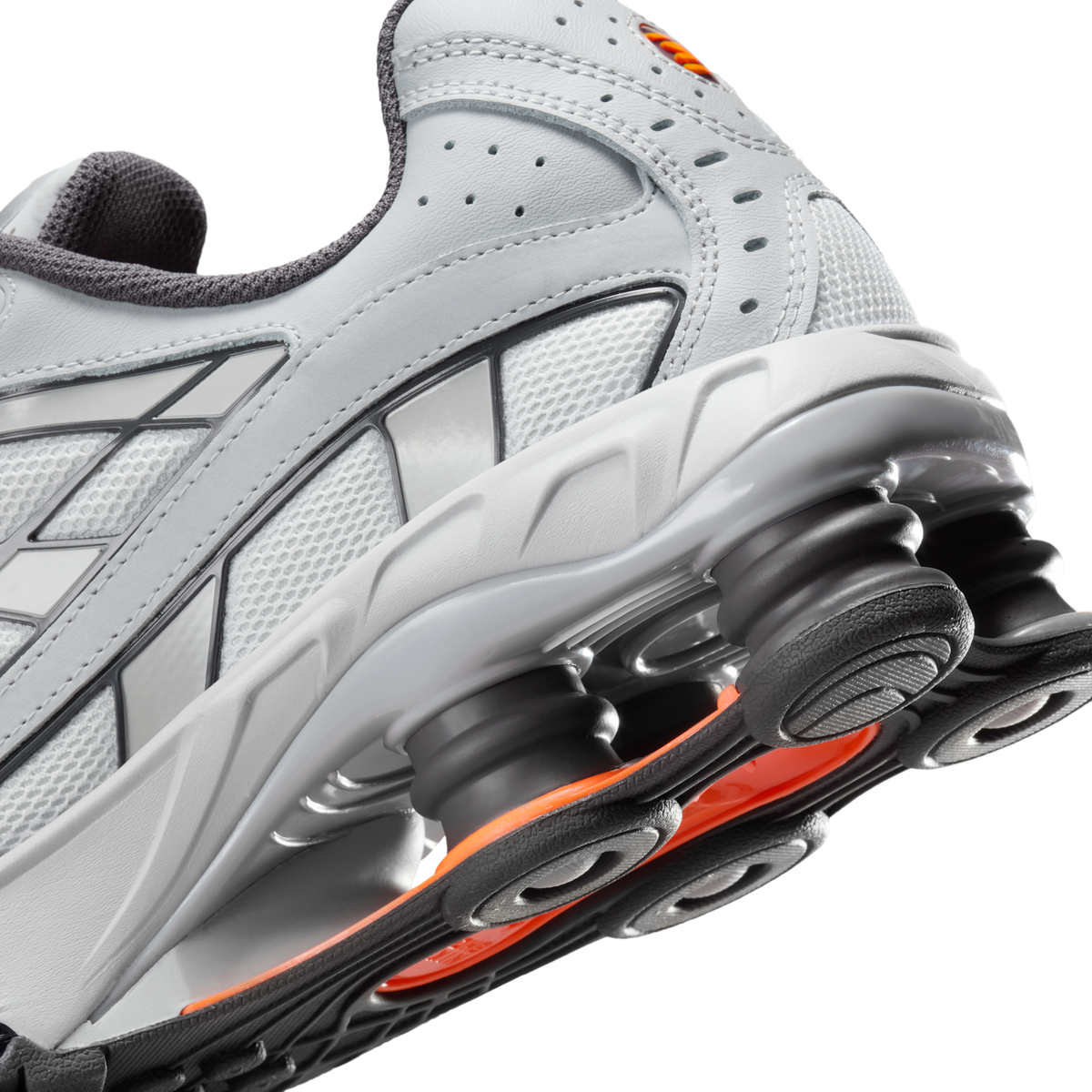 Nike Shox Ride 2 Light Smoke Grey Total Orange | IO4296-004