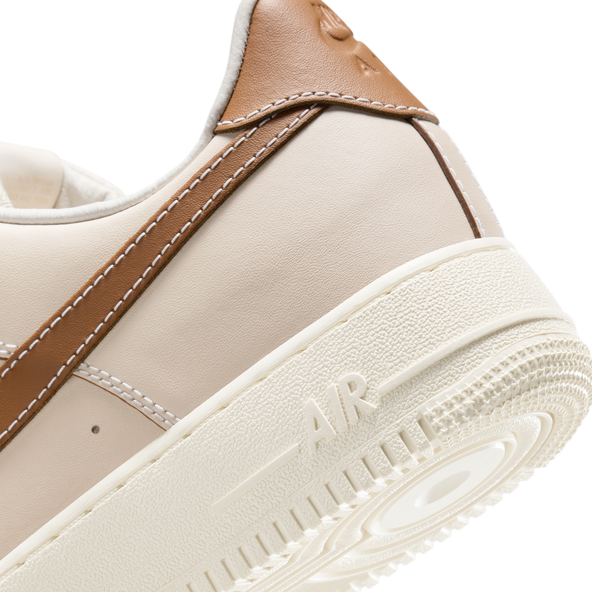 Nike Air Force 1 '07 Pearl White Pale Ivory Sail Light British Tan