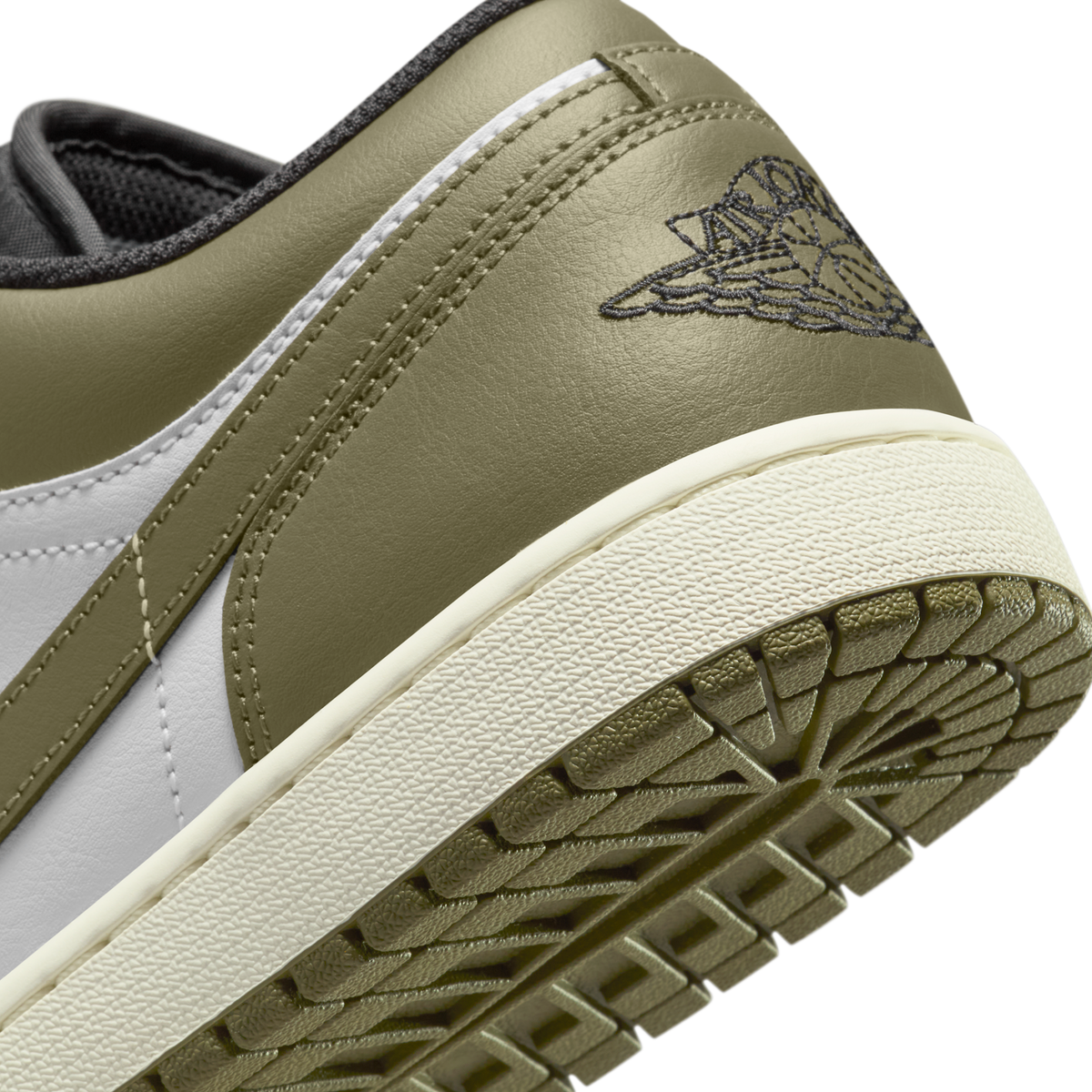 Jordan 1 Low Black Toe Medium Olive