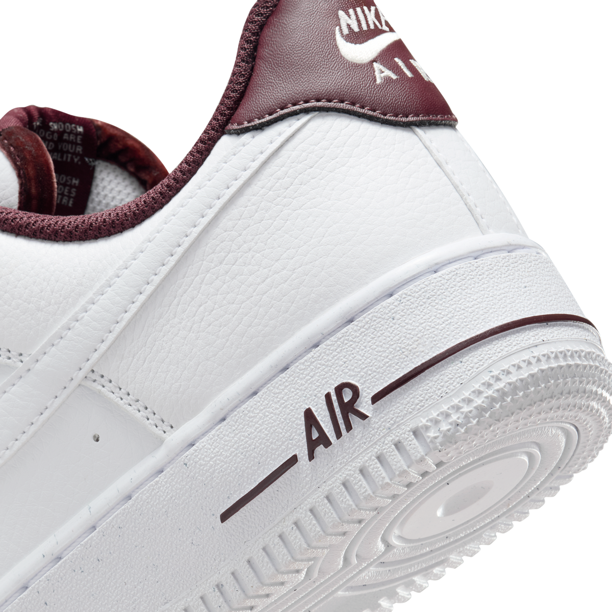 Nike Air Force 1 Low '07 Vintage White Burgundy Crush (Women's)