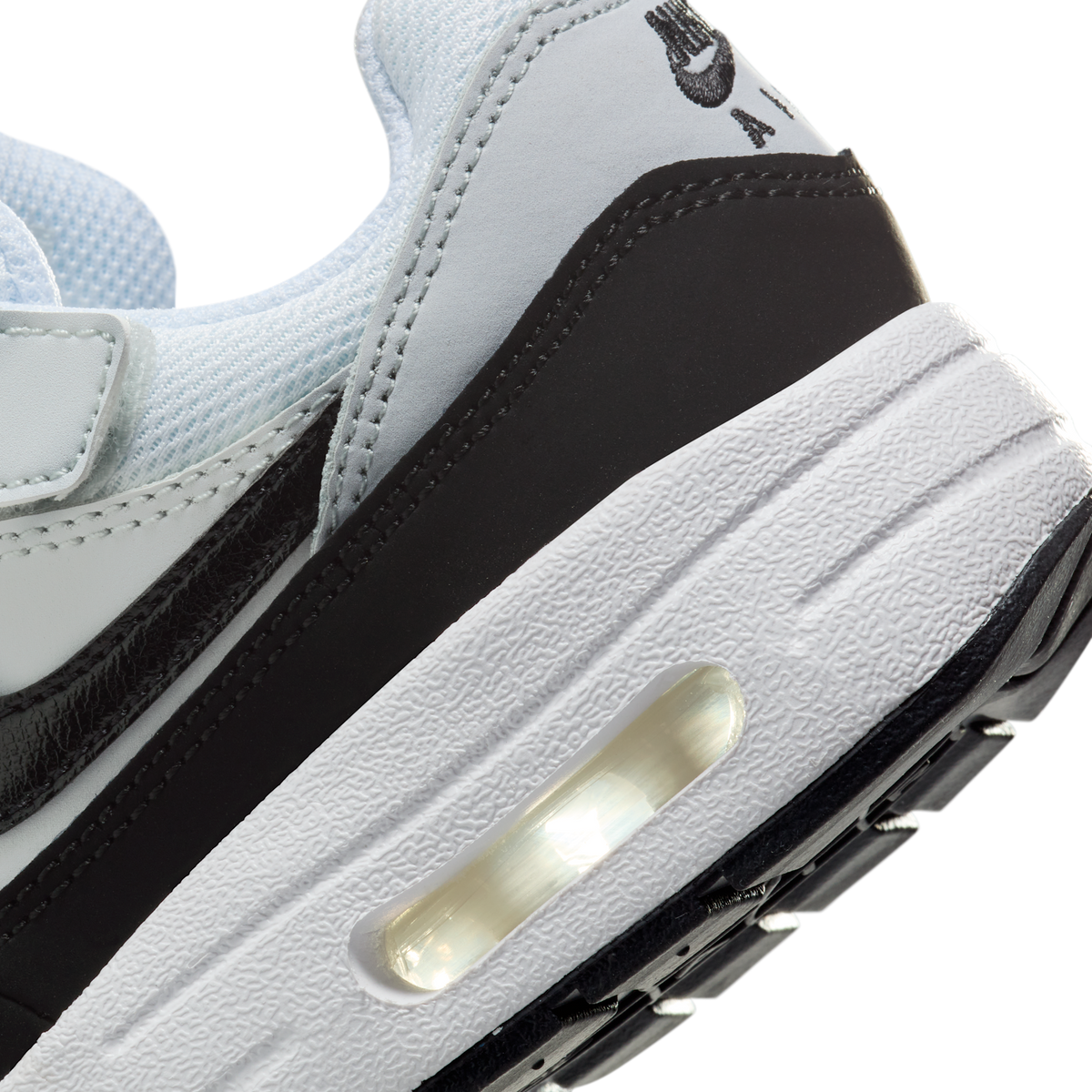 Nike Air Max 1 EasyOn White Black (PS)