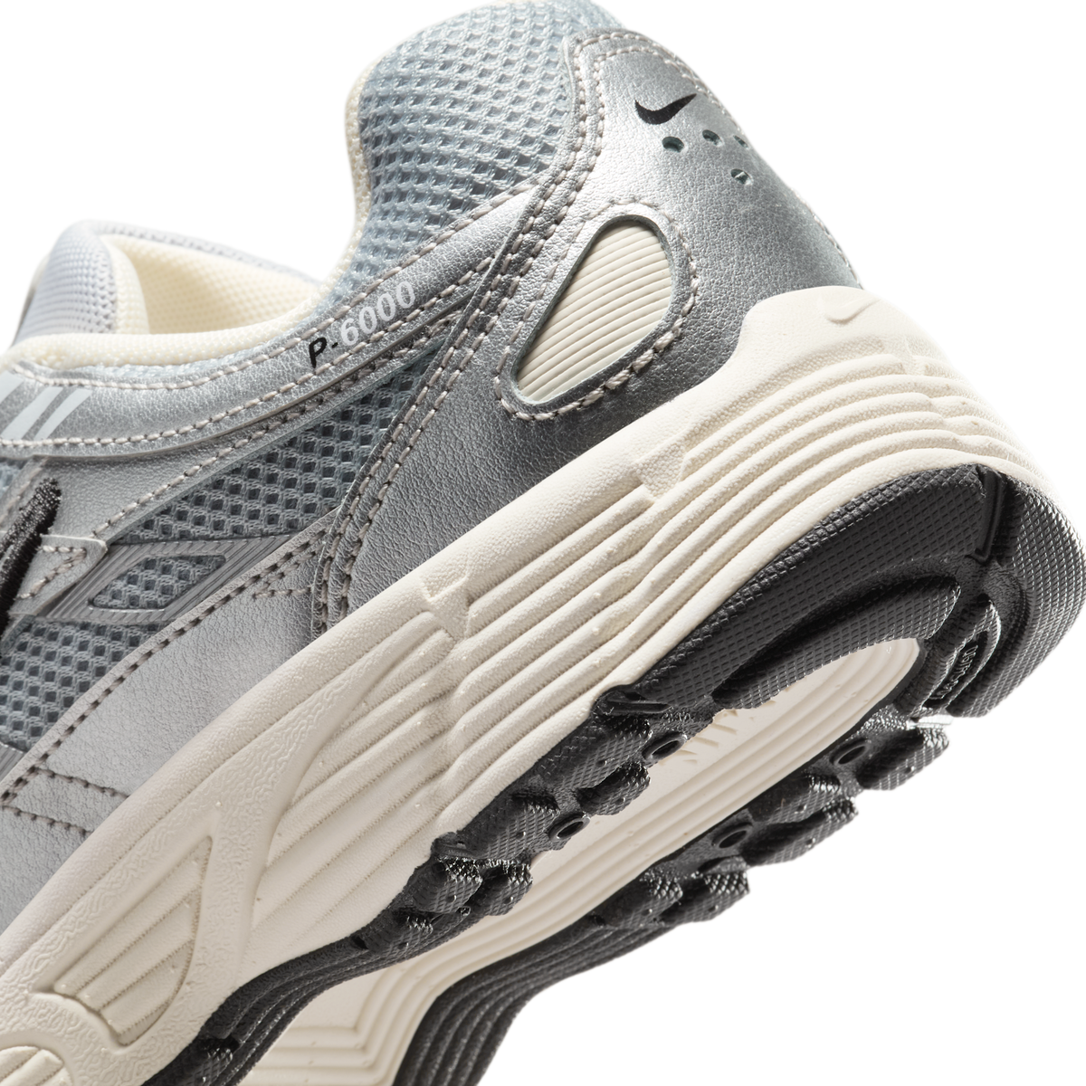 Nike P-6000 Metallic Silver Black (GS)