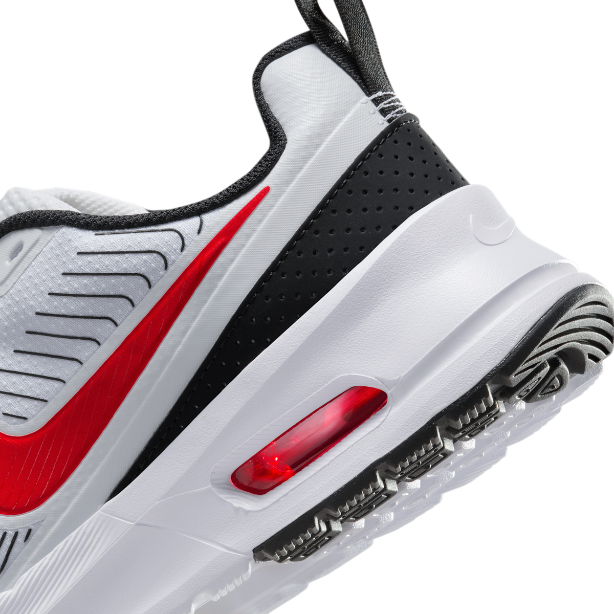 Nike Air Max Nuaxis White Black University Red | FD4329-104