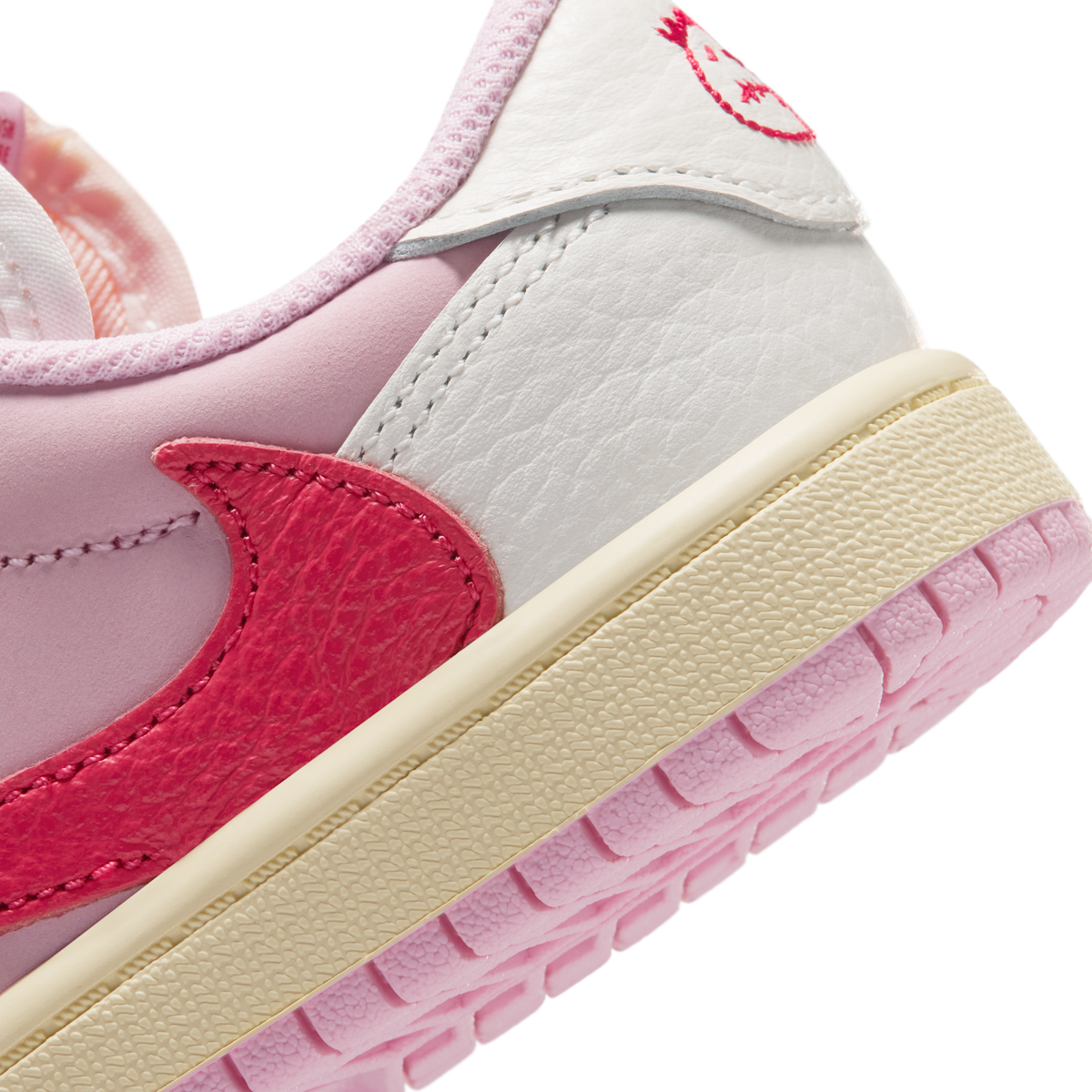Jordan 1 Retro Low OG SP Travis Scott Sail Tropical Pink (PS)