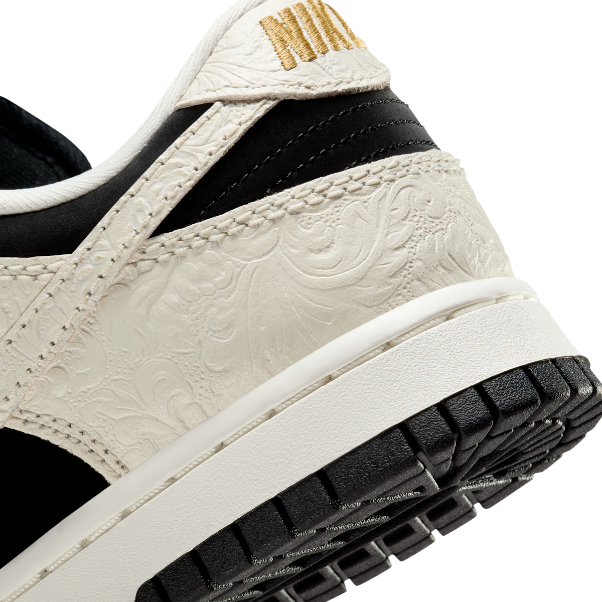 Nike Dunk Low Embossed Black Sail (Women's) | IF3944-001