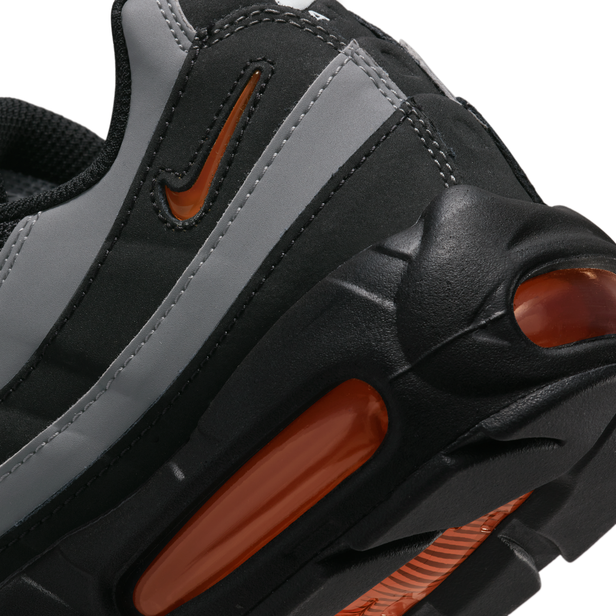 Nike Air Max 95 Black Grey Safety Orange