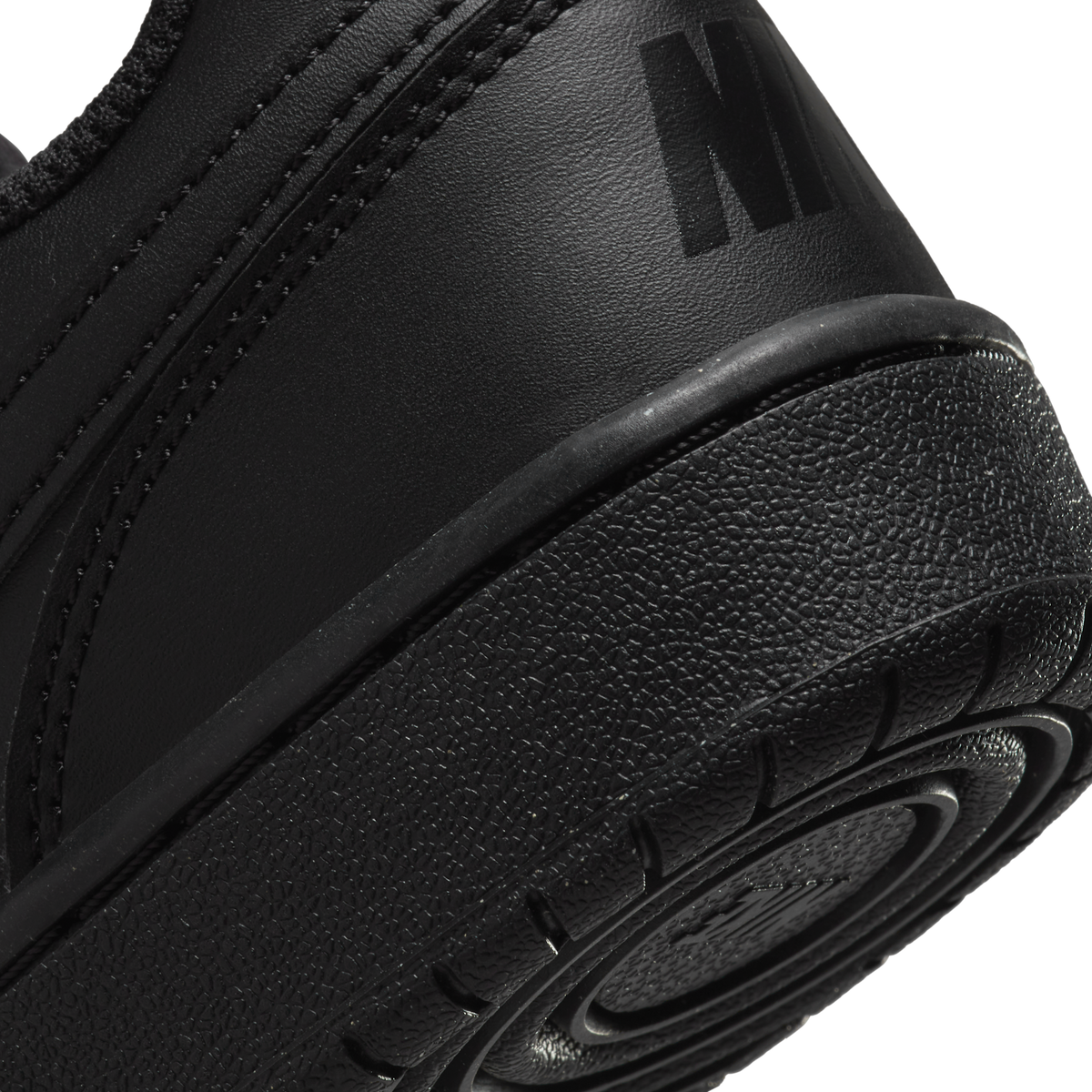 Nike Court Borough Low Recraft Triple Black (GS) | DV5456-002