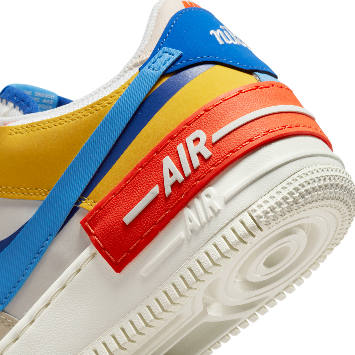 Nike Air Force 1 Low Shadow Sail Game Royal Rush Orange University Blue (Women's)