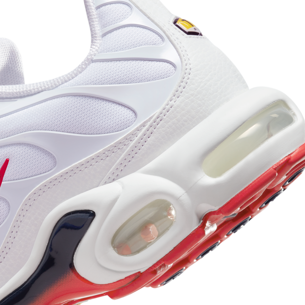 Nike Air Max Plus White University Red | FN3410-100