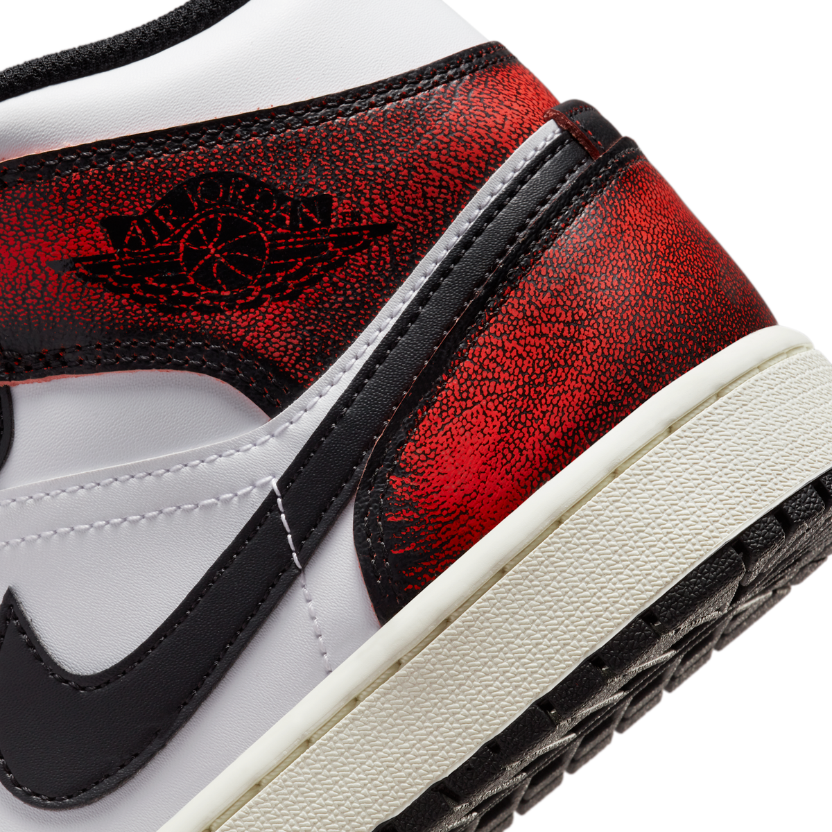Jordan 1 Mid Wear-Away Chicago