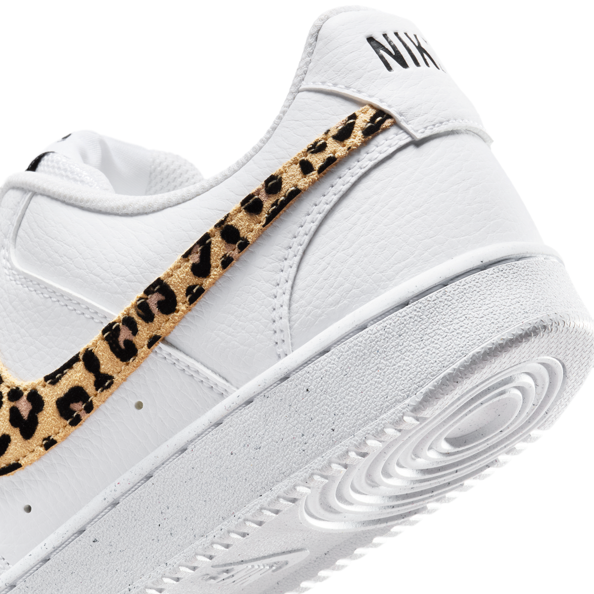 Nike Court Vision Low SE White Leopard Swoosh (Women's) | IM7646-100