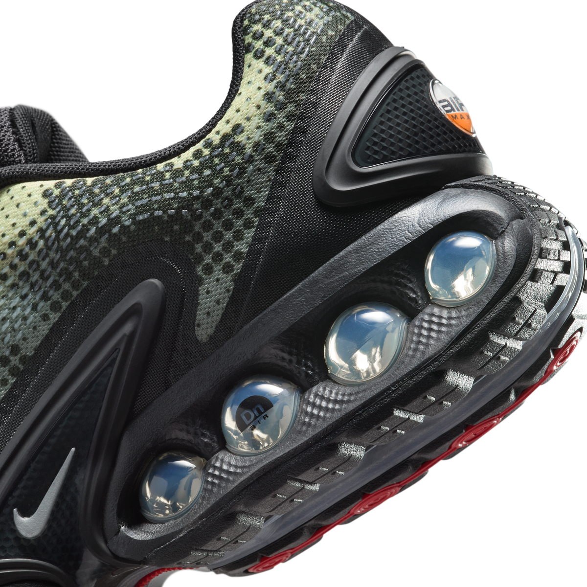 Nike Air Max Dn Black Olive Aura Medium Olive Metallic Silver | IB3078-010