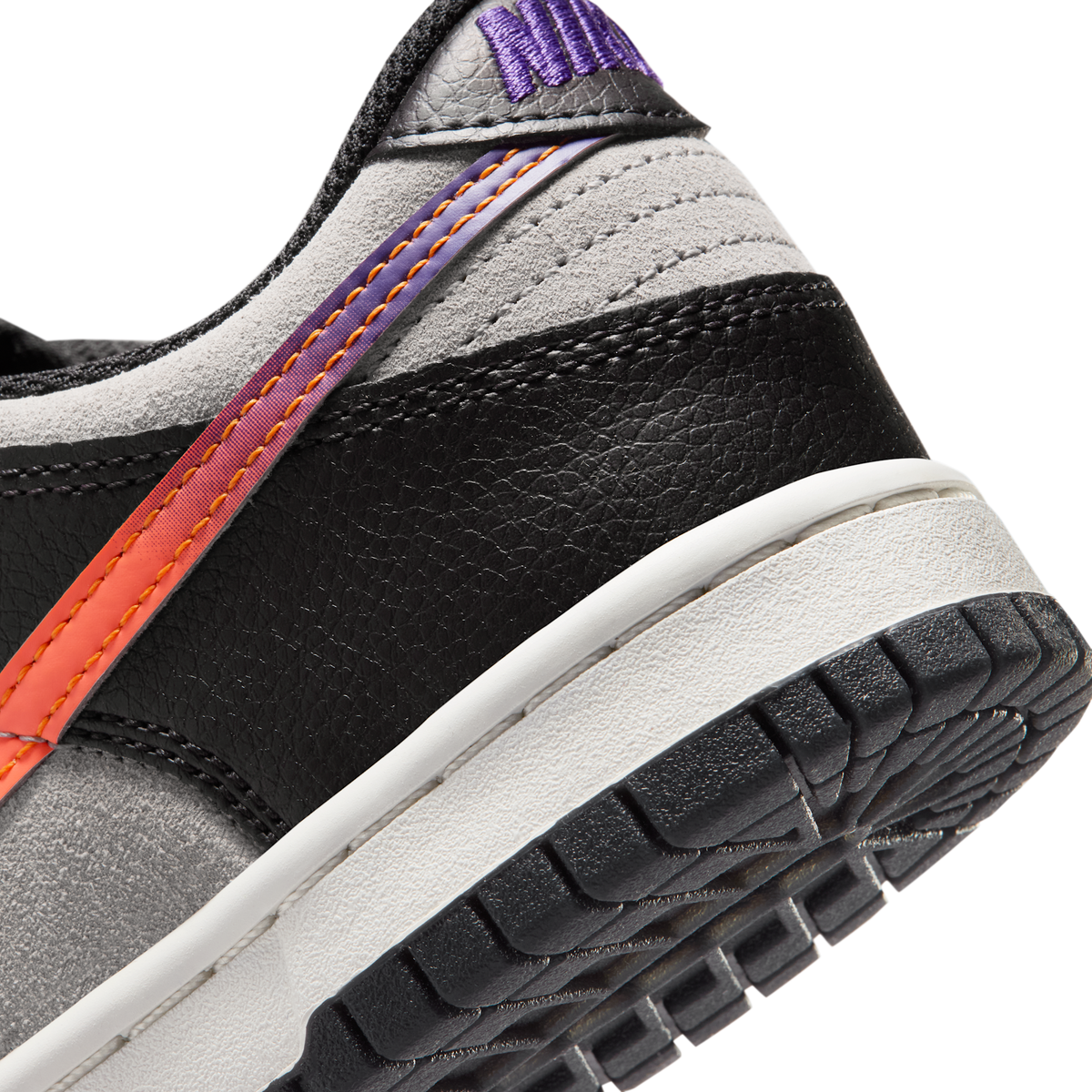 Nike Dunk Low Medium Grey Black Orange Peel (GS)