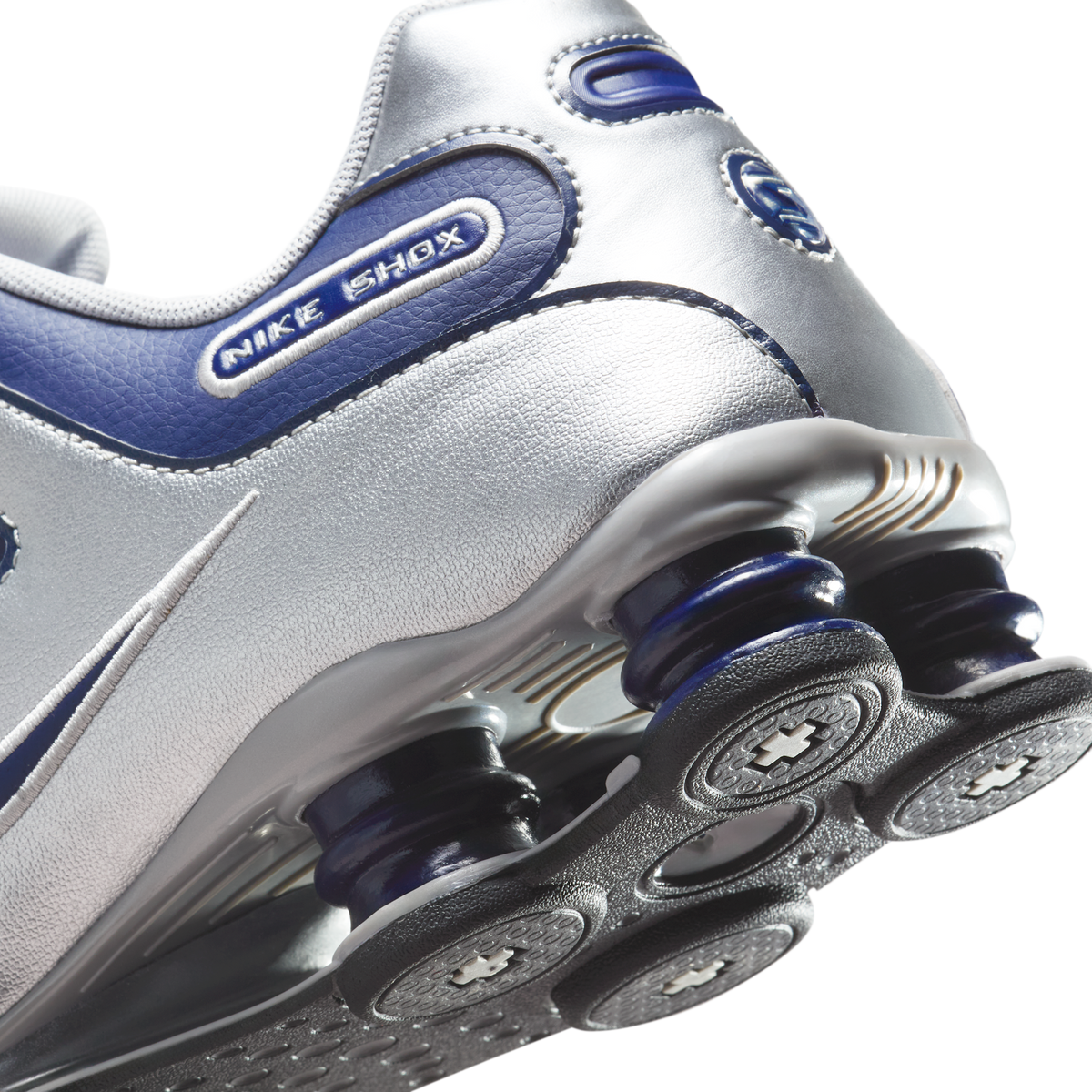 Nike Shox NZ Midnight Navy Metallic Silver | 378341-402