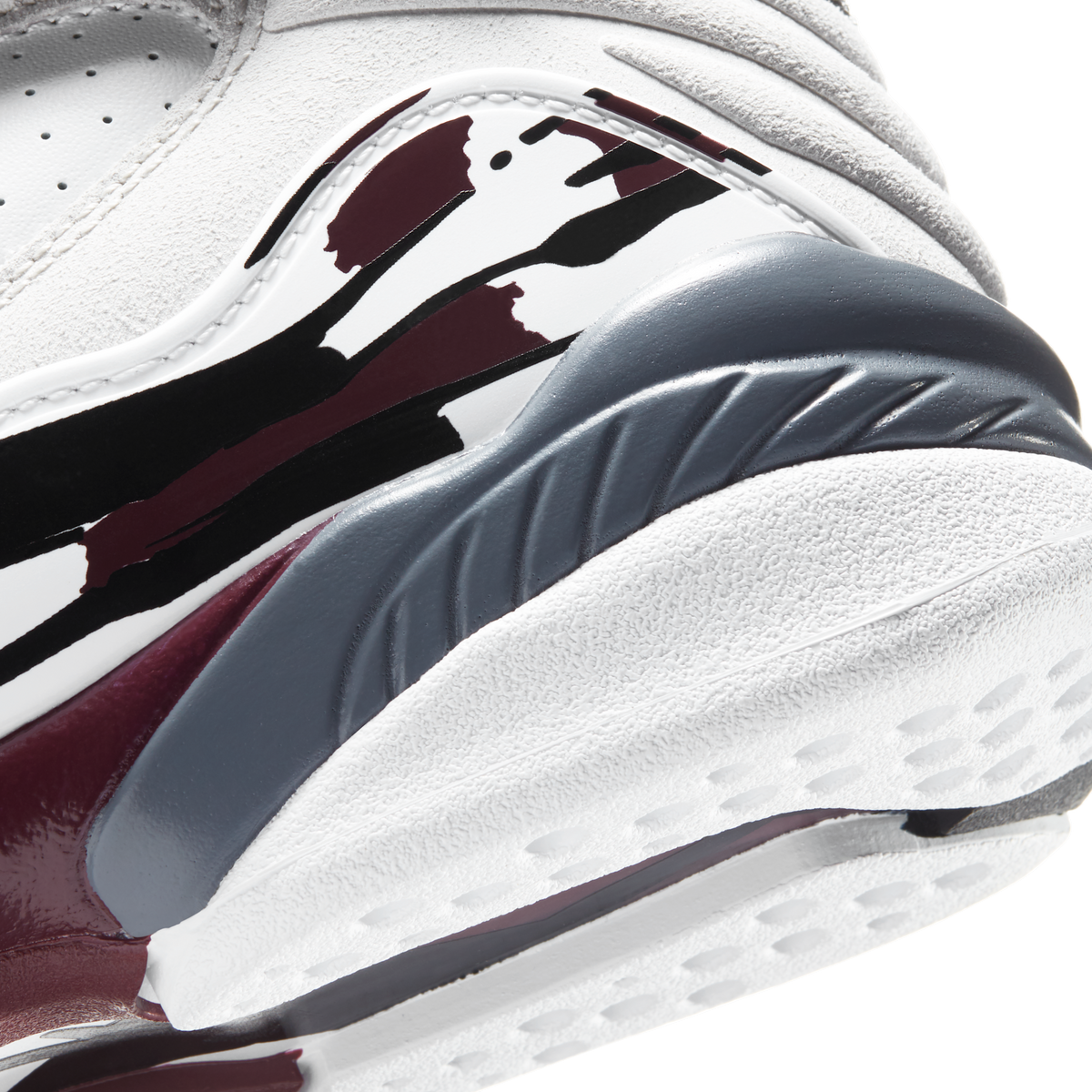 Jordan 8 Retro White Burgundy (Women's)