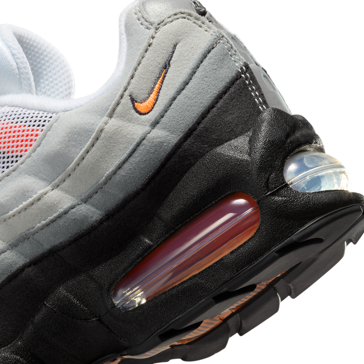 Nike Air Max 95 Big Bubble Black Cool Grey White Bright Mandarin | HF7054-006