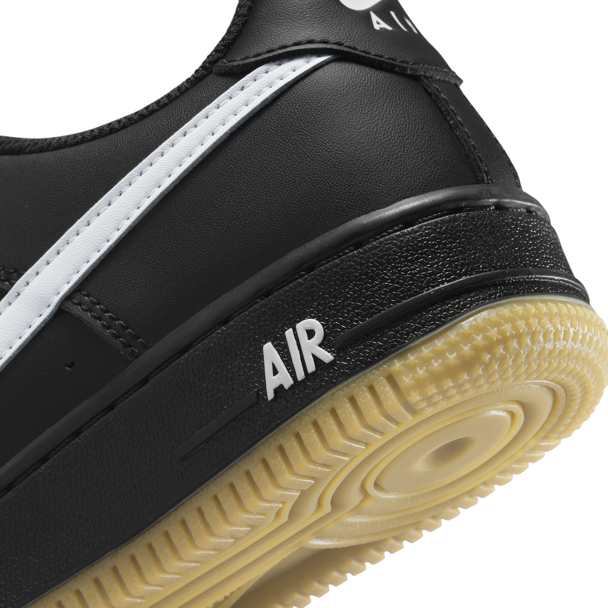 Nike Air Force 1 Low LV8 3 Black White Gum (GS)