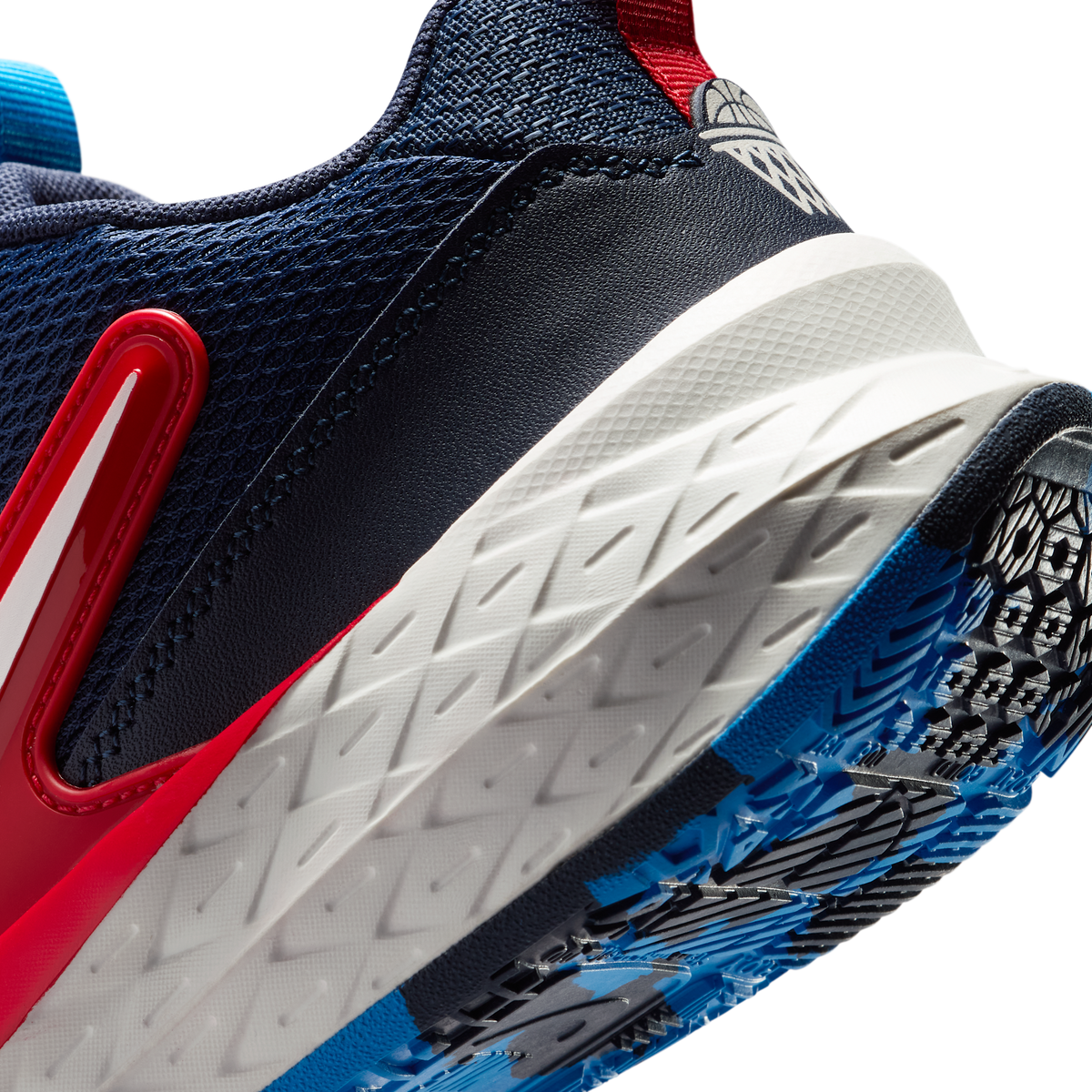 Nike Team Hustle D 12 Team Navy University Red Sail (GS)