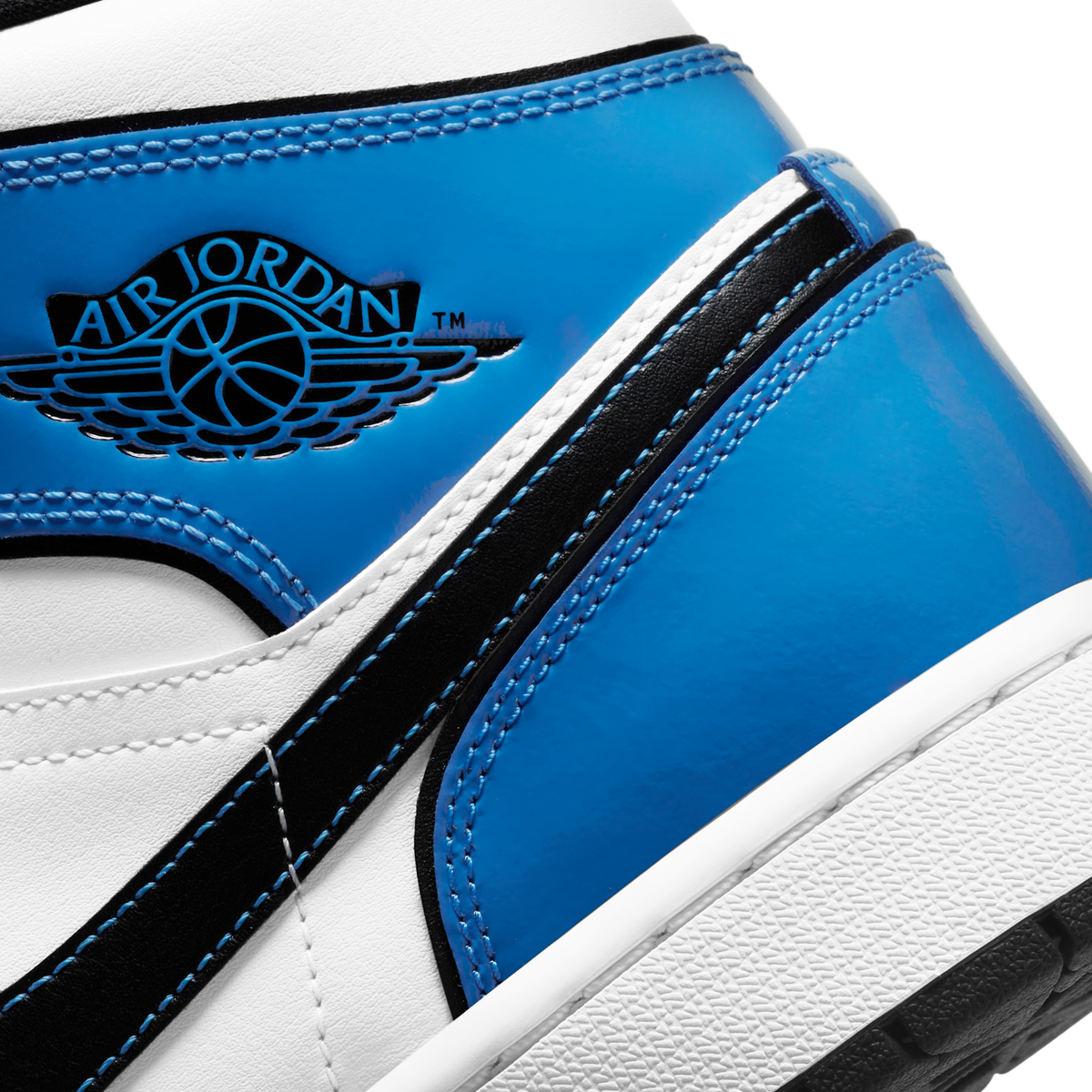 Jordan 1 Mid Signal Blue