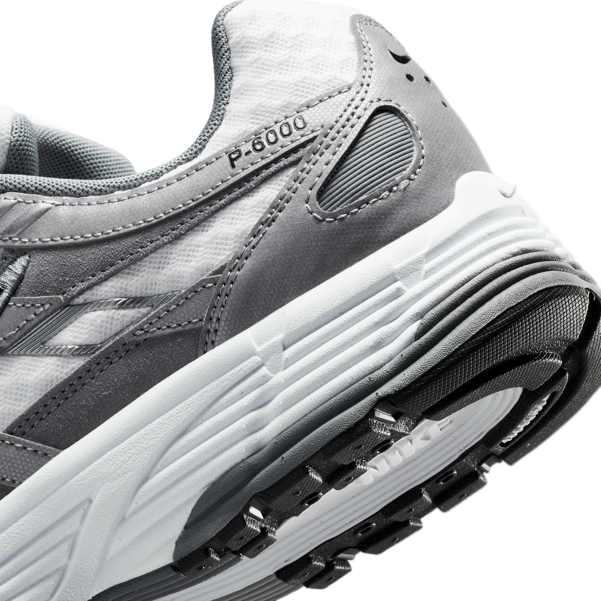 Nike P-6000 White Metallic Cool Grey Black