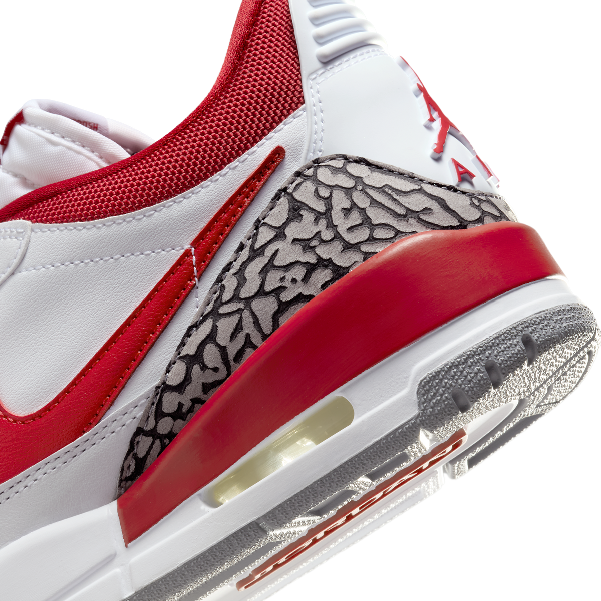 Jordan Legacy 312 Low White Cement Gym Red (Women's)